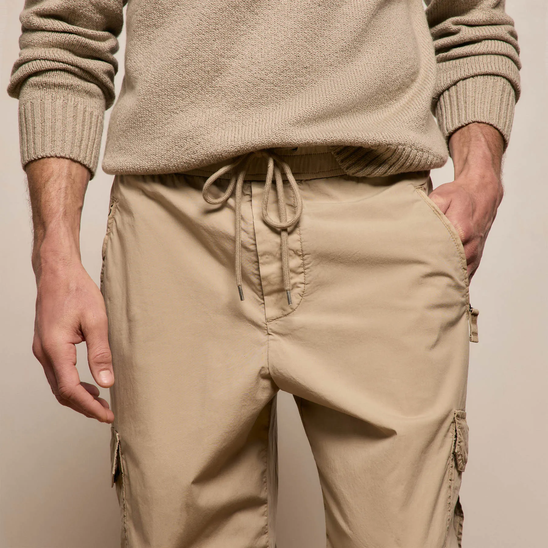 Parachute Poplin Cargo - Light Khaki Pigment sold by James Perse product image thumbnail 4