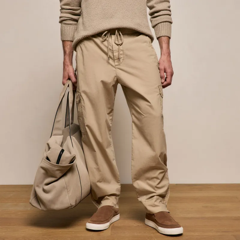 Parachute Poplin Cargo - Light Khaki Pigment made by James Perse