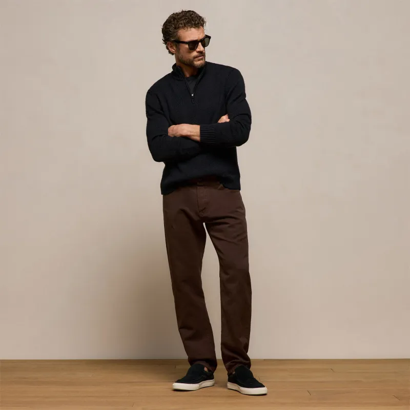 Classic Cotton Linen Twill Pant - Bark Pigment made by James Perse