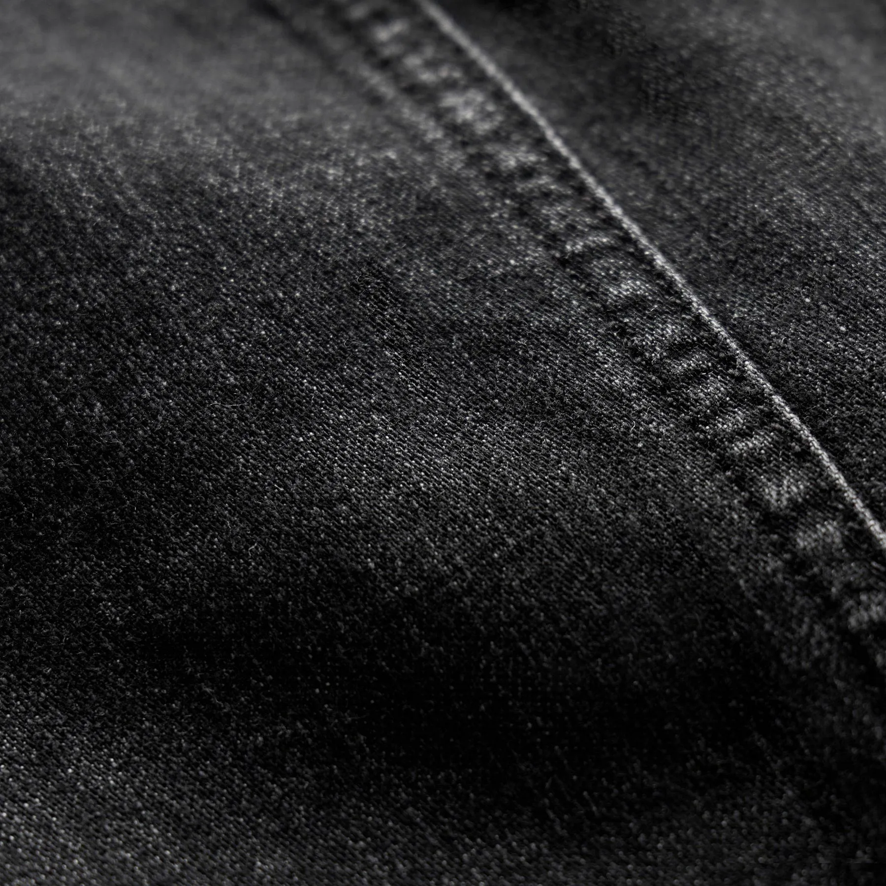 Linen Denim Drawstring Short - Black Wash sold by James Perse product image thumbnail 3