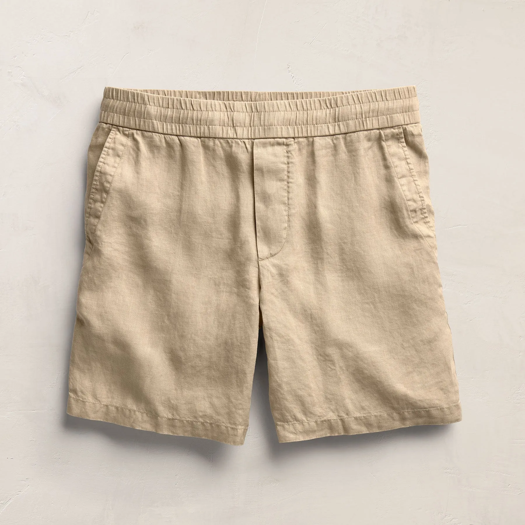 Lightweight Linen Relaxed Short - Light Khaki Pigment sold by James Perse product image thumbnail 2