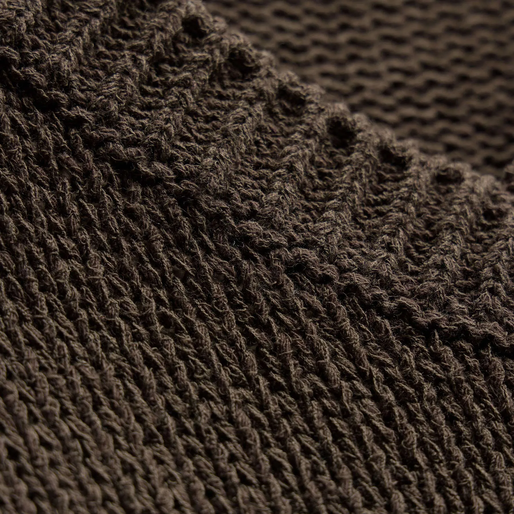 Cotton Linen V Neck Boxy Sweater - Storm sold by James Perse product image thumbnail 3