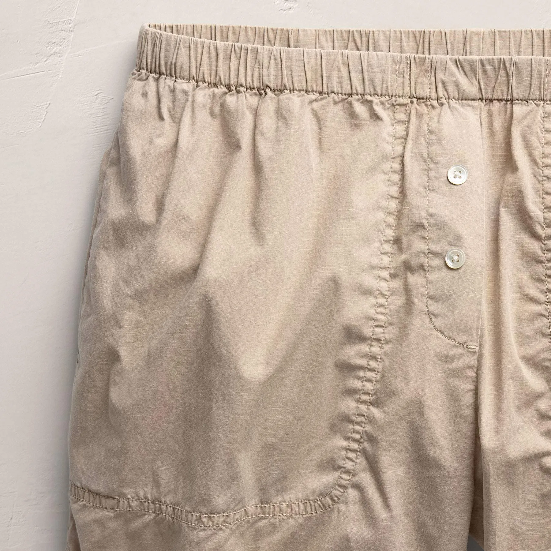 Stretch Poplin Boxer Short - Stone Pigment sold by James Perse product image thumbnail 2