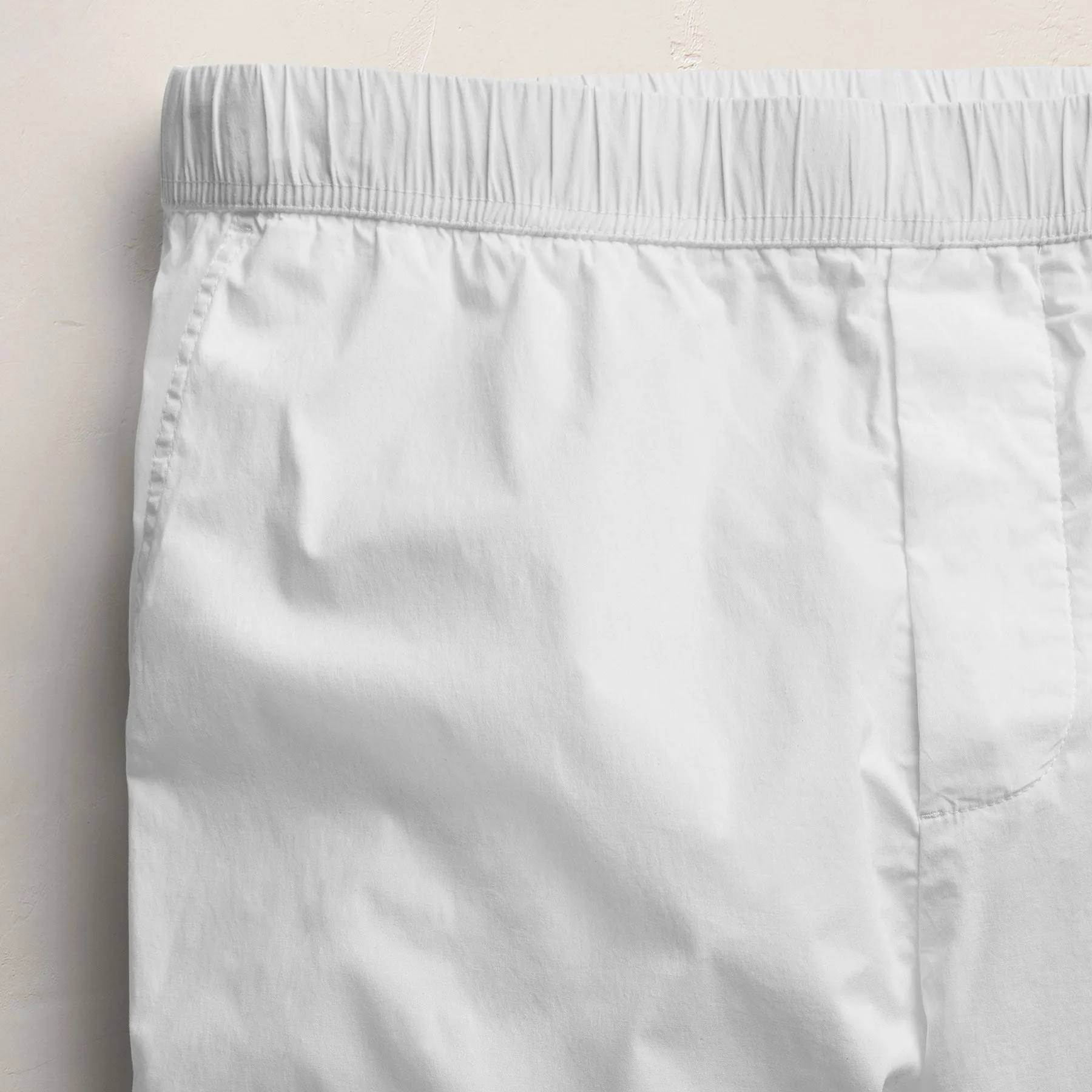 Stretch Poplin Drawstring Pant - White sold by James Perse product image thumbnail 2