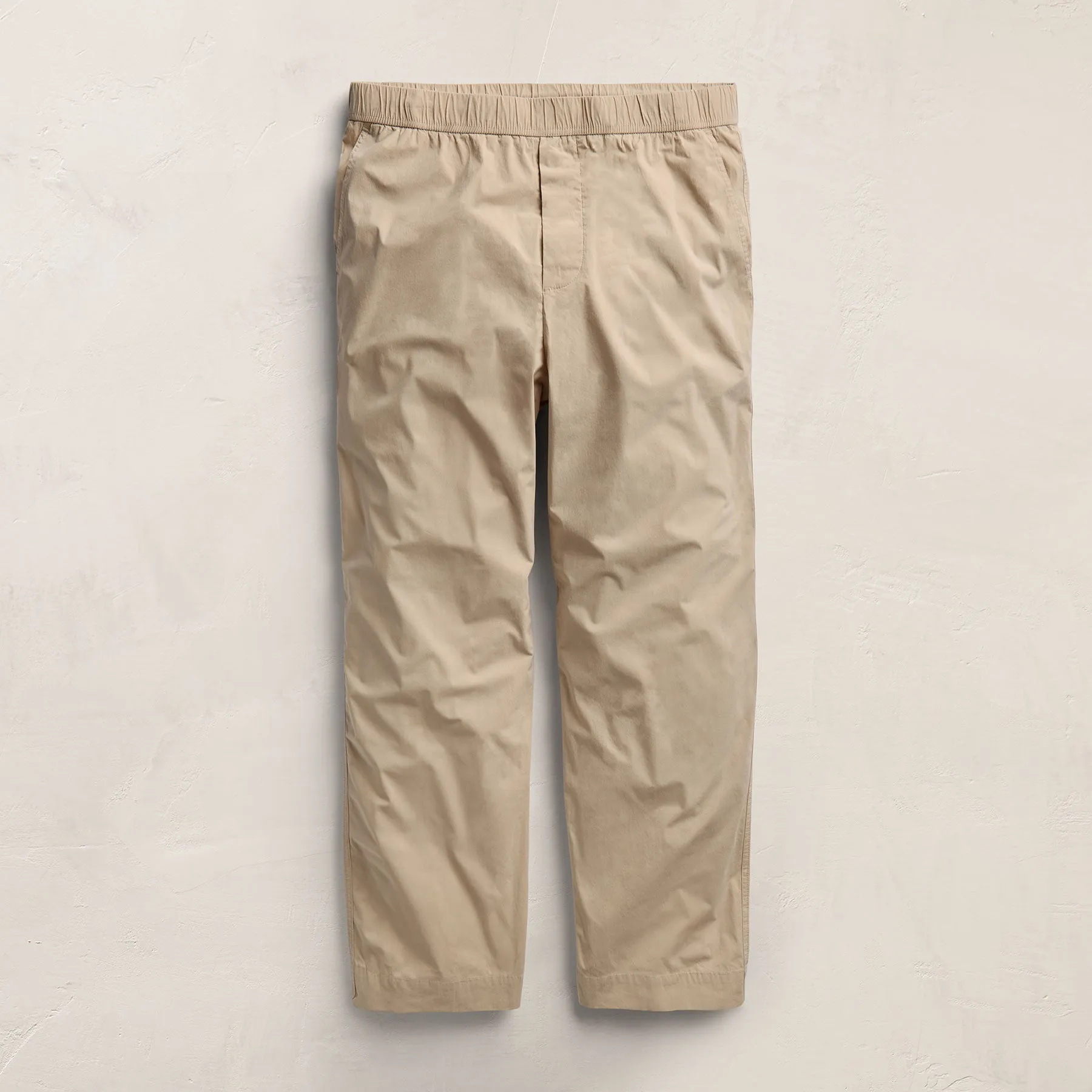Stretch Poplin Drawstring Pant - Light Khaki sold by James Perse