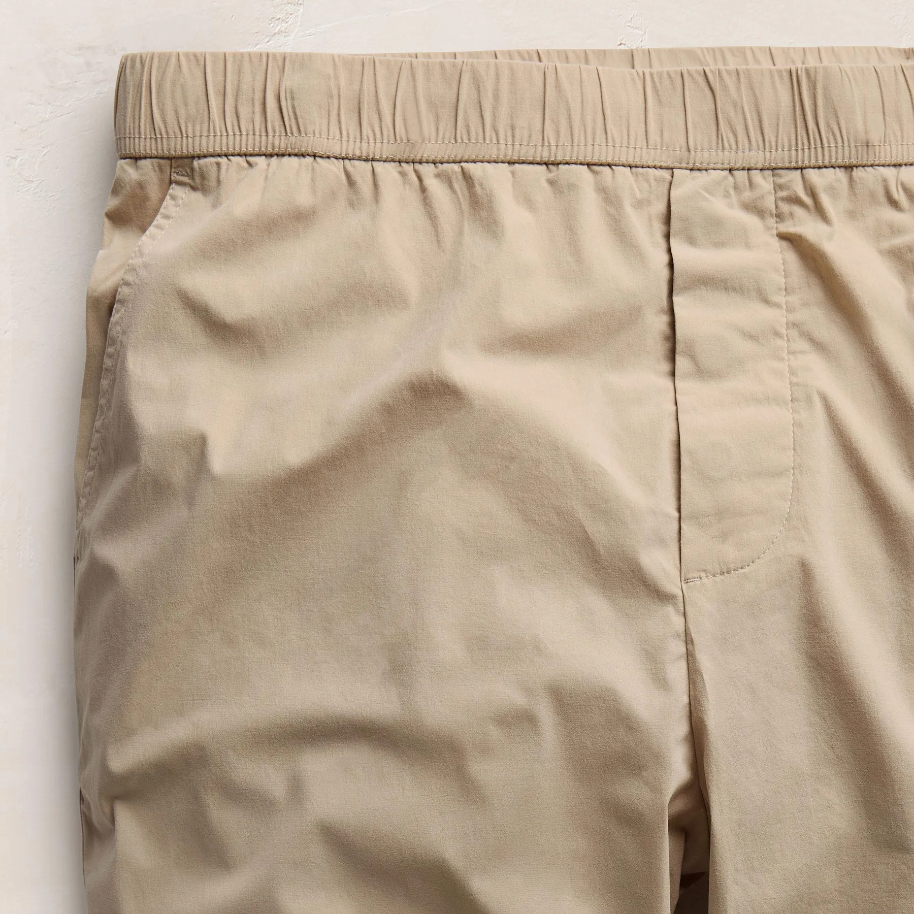 Stretch Poplin Drawstring Pant - Light Khaki sold by James Perse product image thumbnail 2