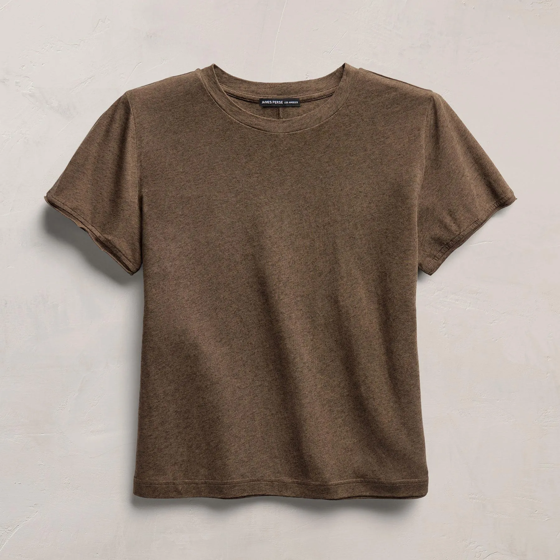 Cotton Cashmere Tee - Brown sold by James Perse