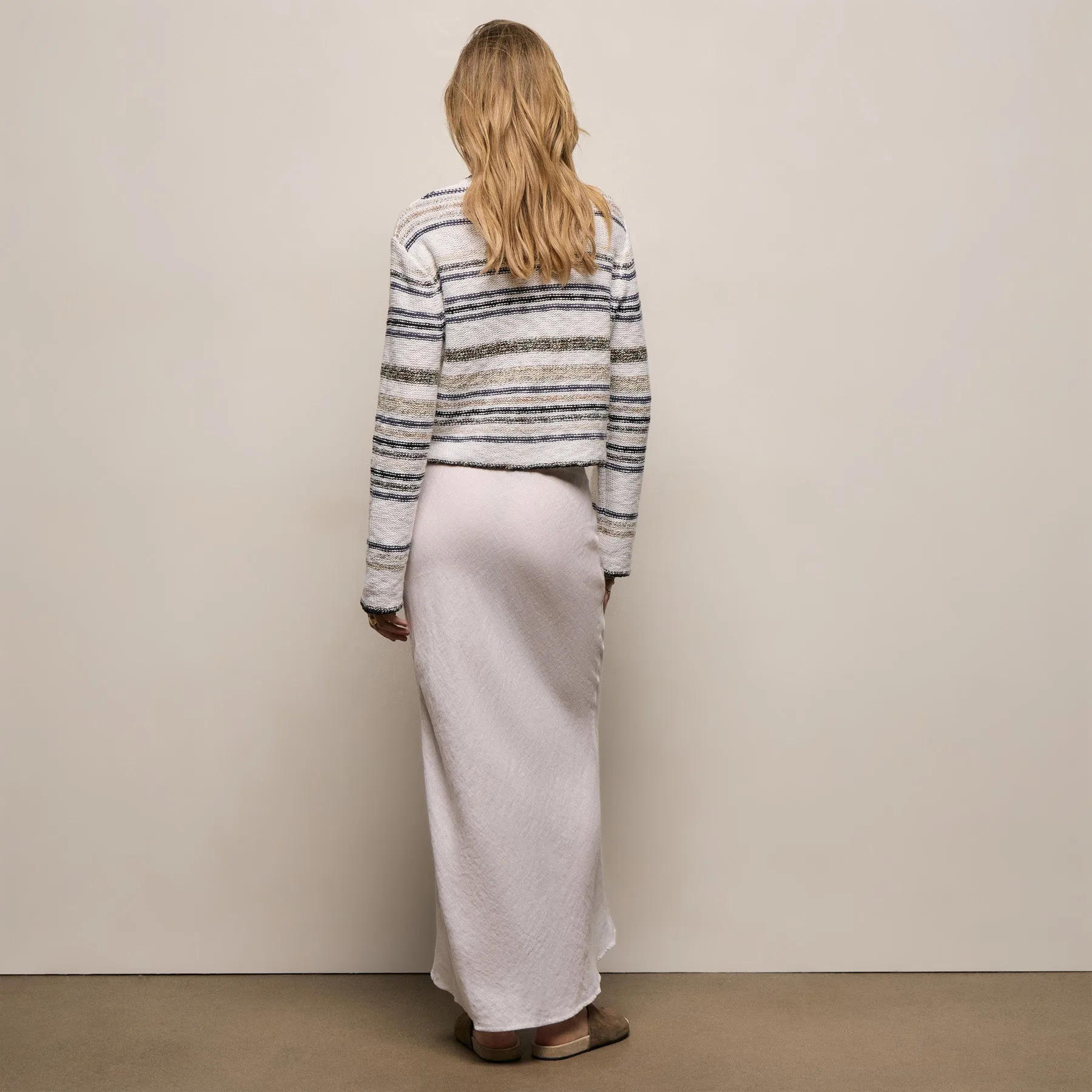 Linen Skirt - White sold by James Perse product image thumbnail 4