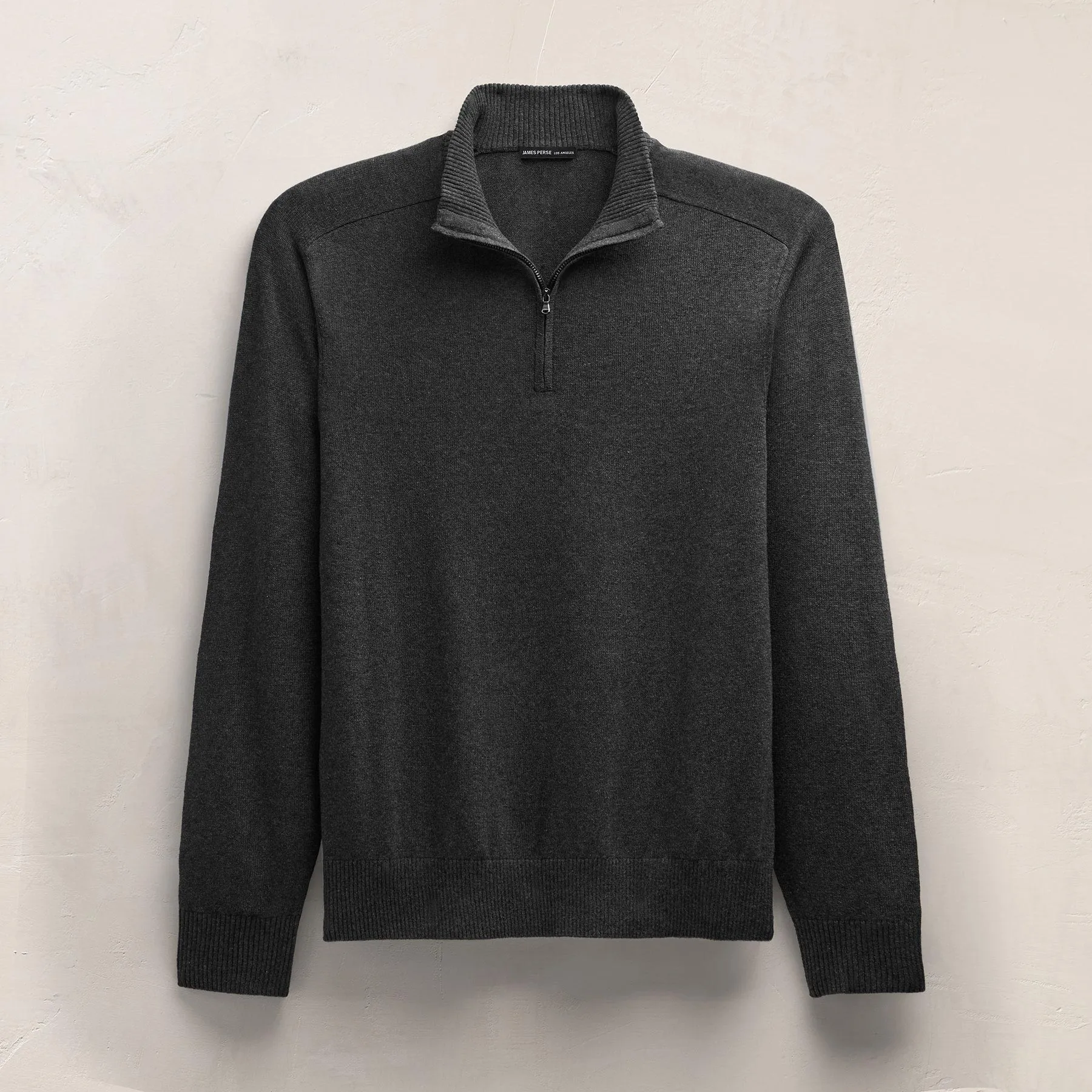 Cotton Cashmere Half Zip - Coal sold by James Perse