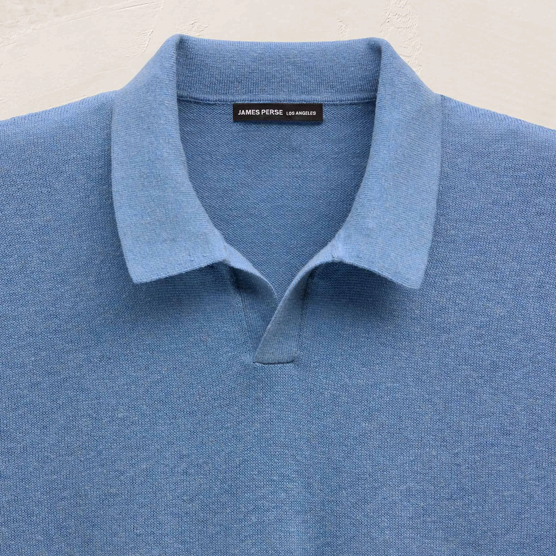 Cotton Cashmere Polo - Denim sold by James Perse product image thumbnail 2
