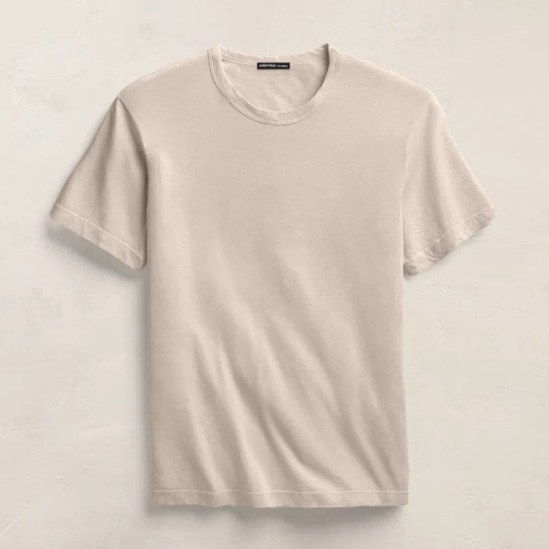 Short Sleeve Crew Neck - Pearl Pigment made by James Perse