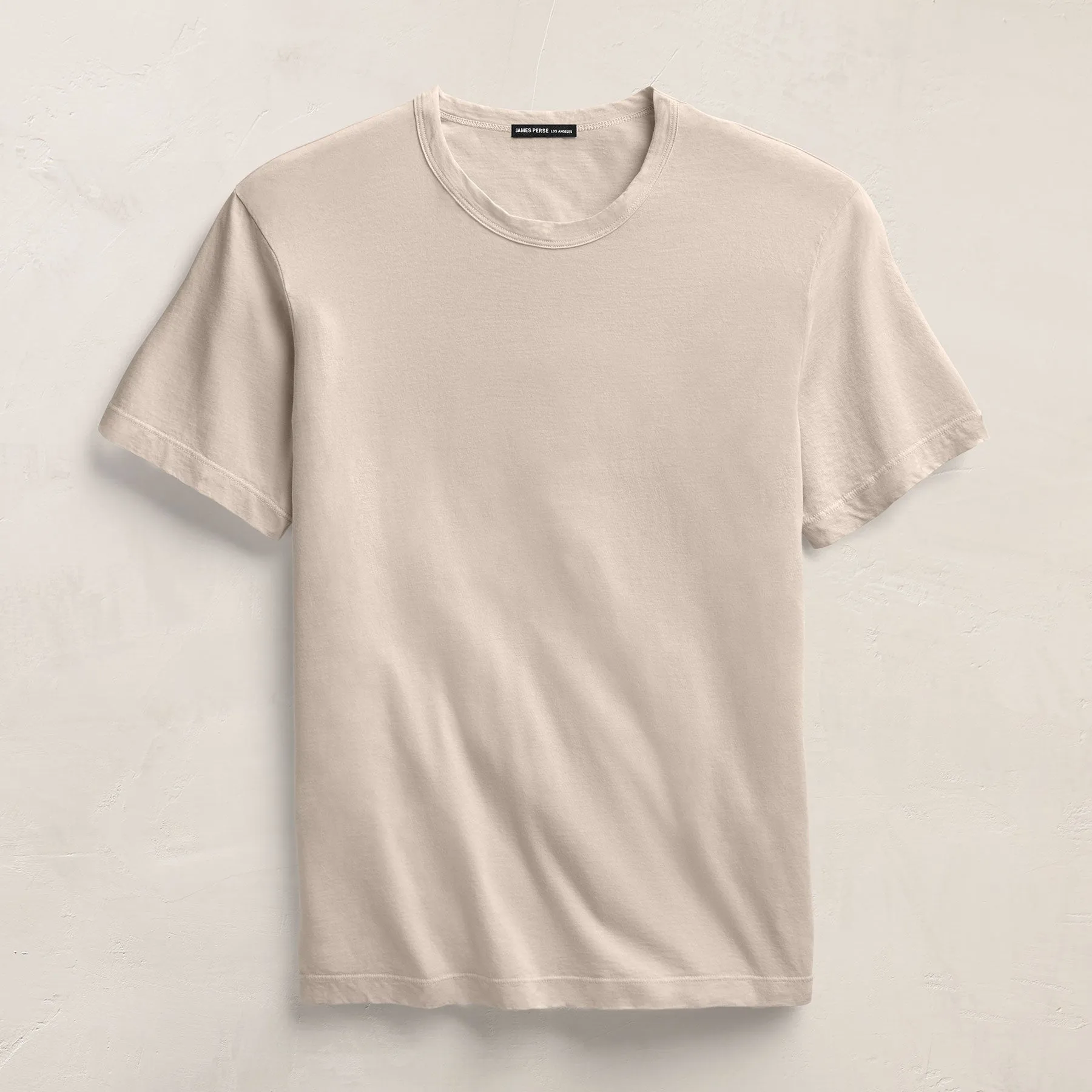 Short Sleeve Crew Neck - Pearl Pigment sold by James Perse