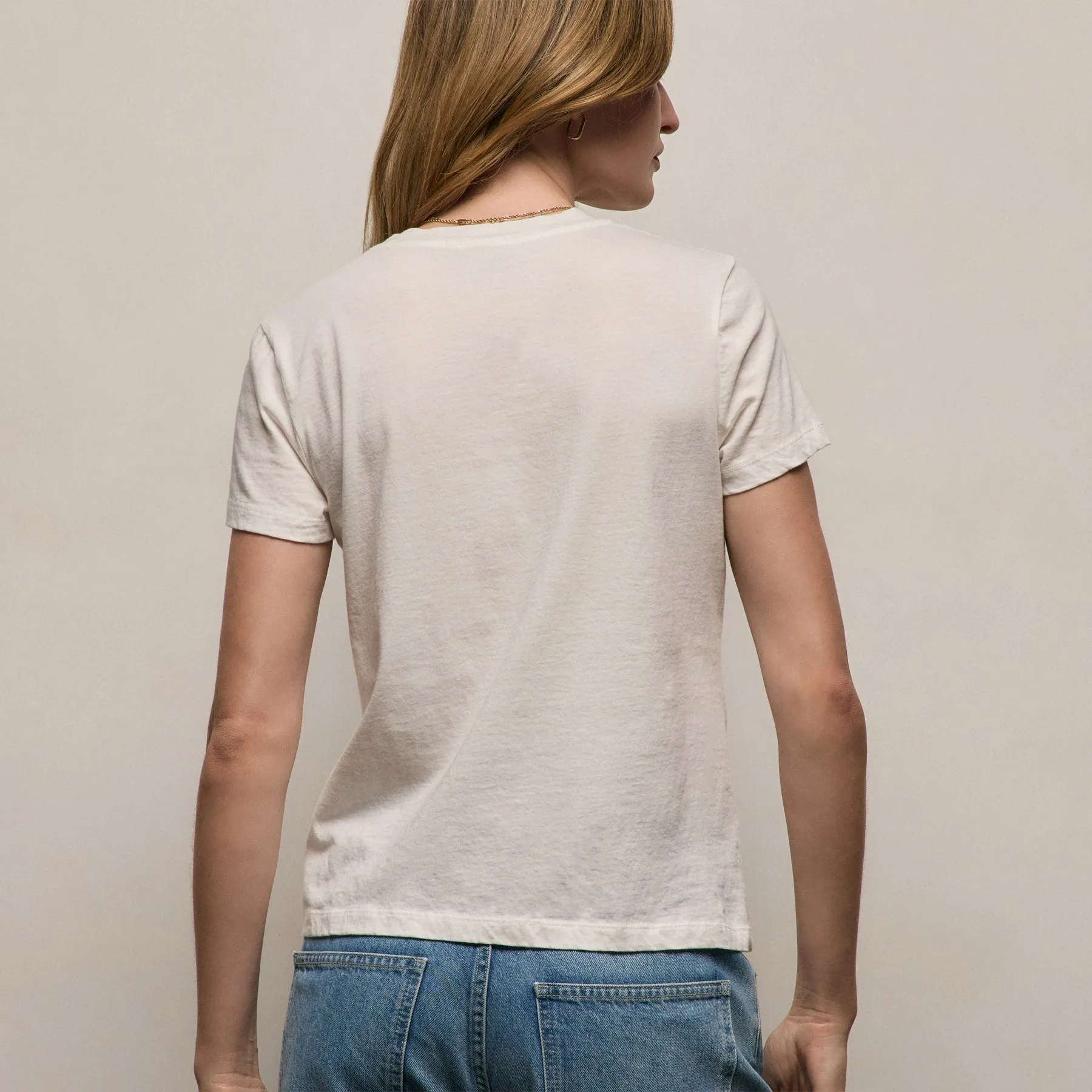 Vintage Little Boy Tee - Off White sold by James Perse product image thumbnail 5