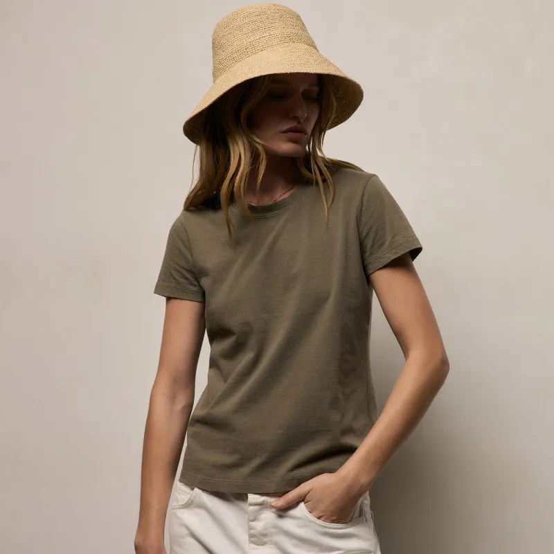 Vintage Little Boy Tee - Light Olive Pigment made by James Perse