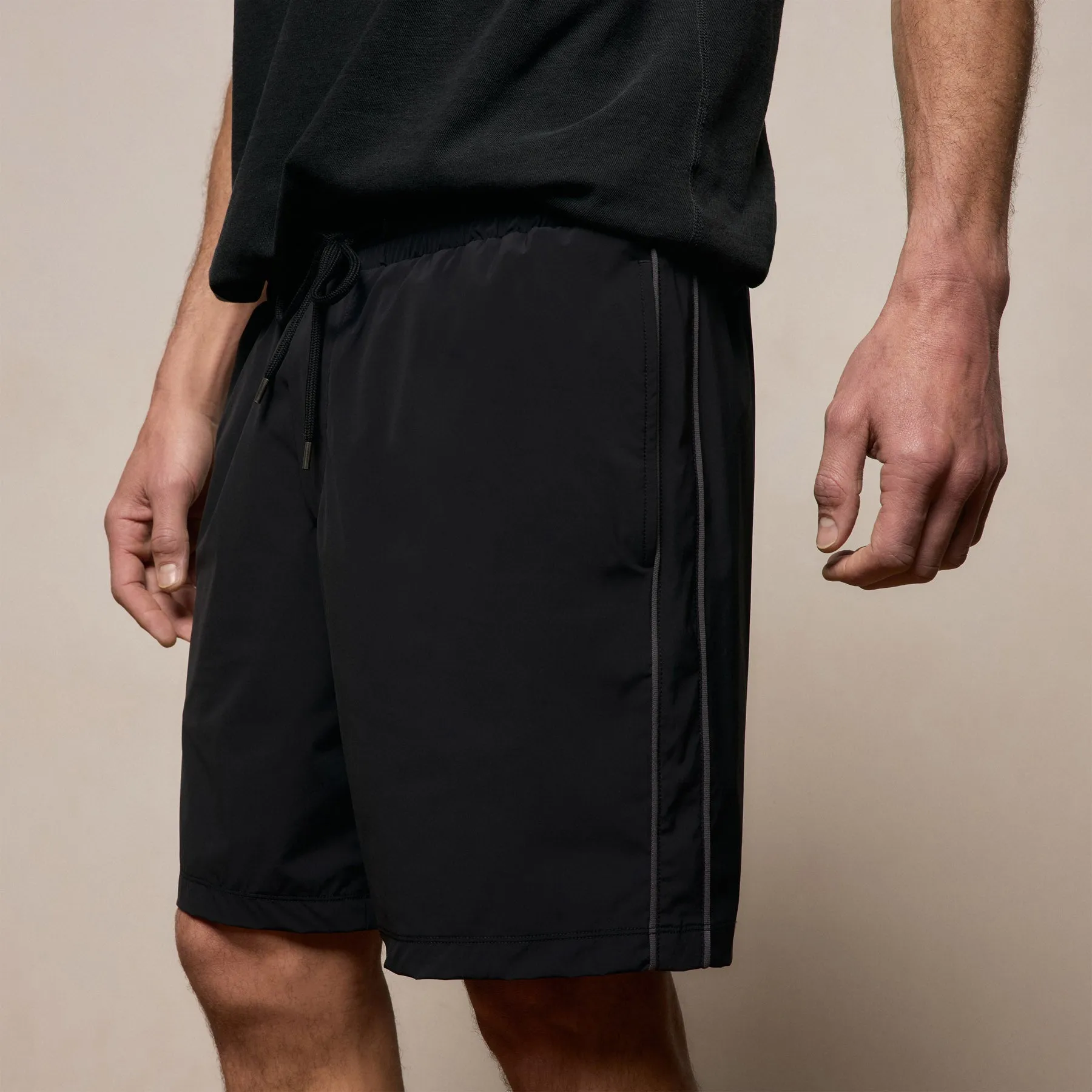 Contrast Piped Boardshort - Black/Carbon sold by James Perse product image thumbnail 4
