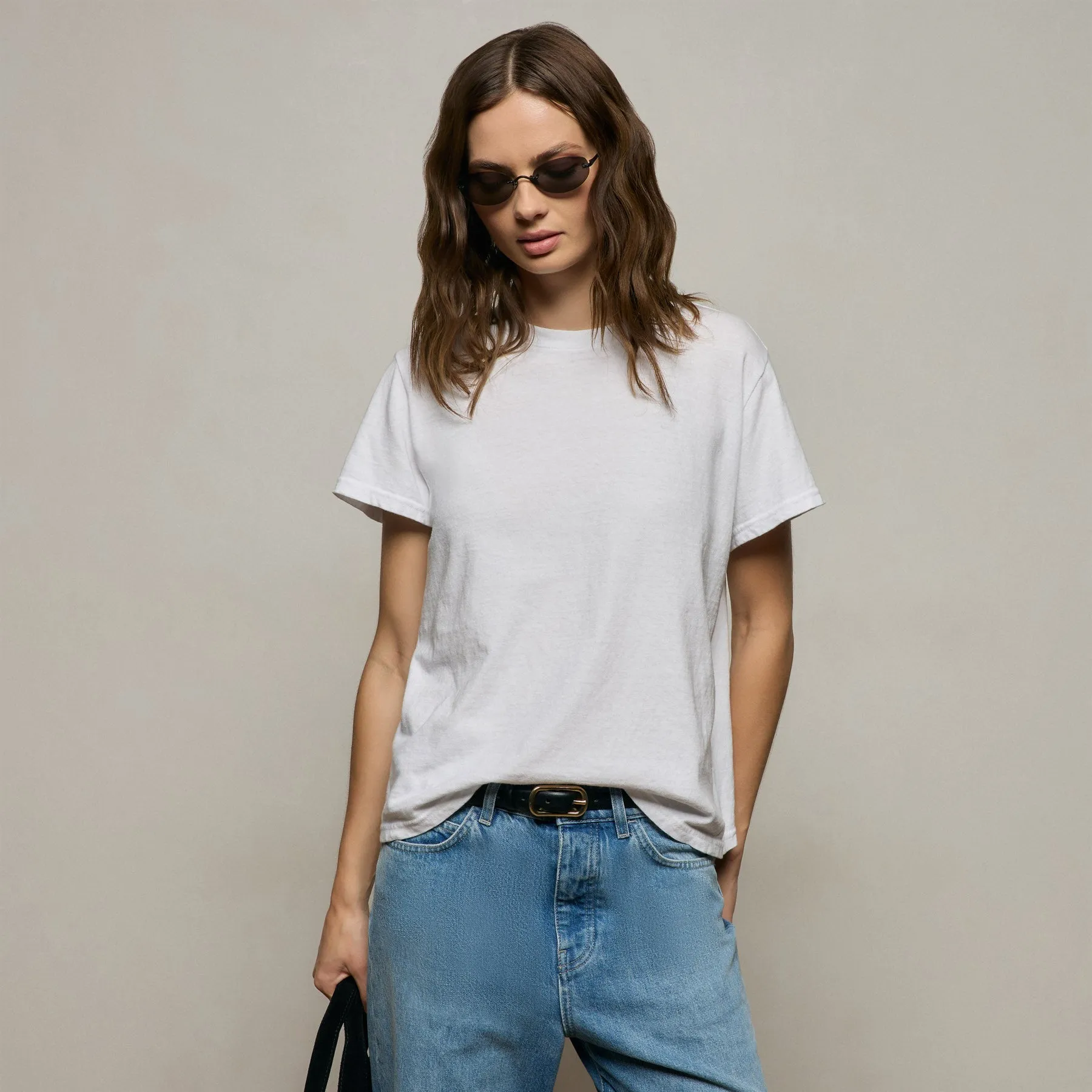 Slub Jersey Classic Tee - White sold by James Perse product image thumbnail 3