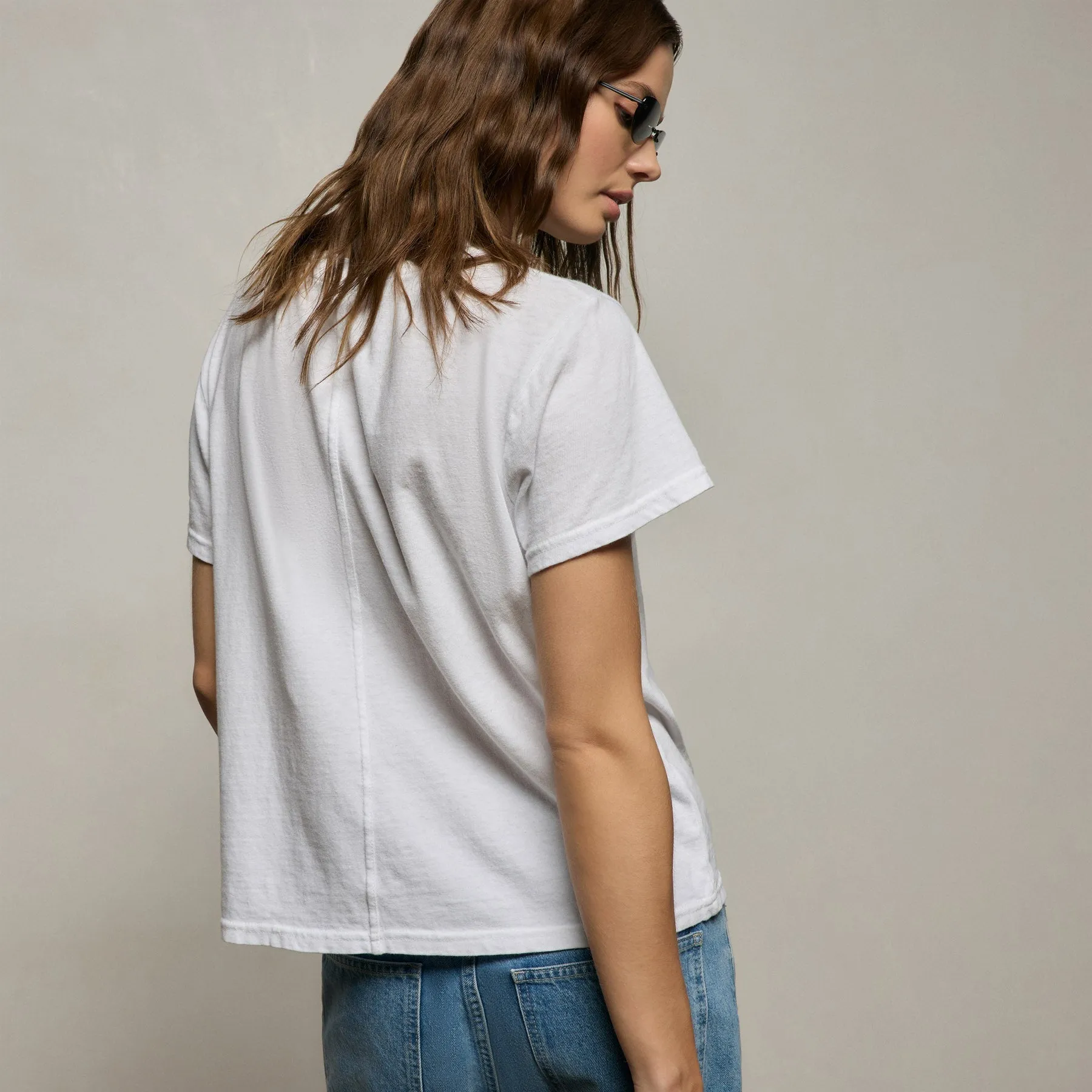Slub Jersey Classic Tee - White sold by James Perse product image thumbnail 4