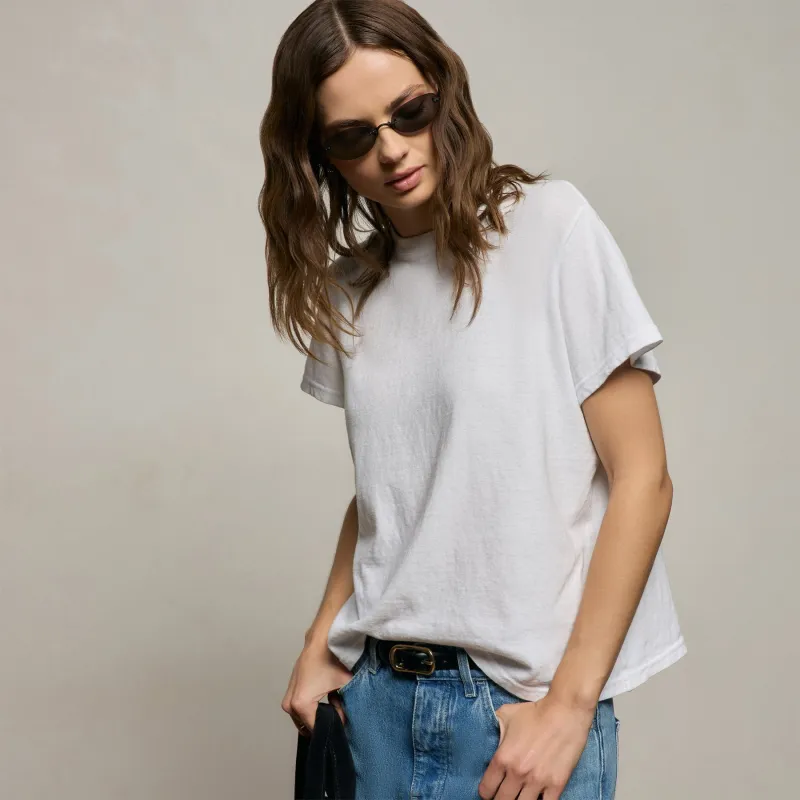 Slub Jersey Classic Tee - White made by James Perse