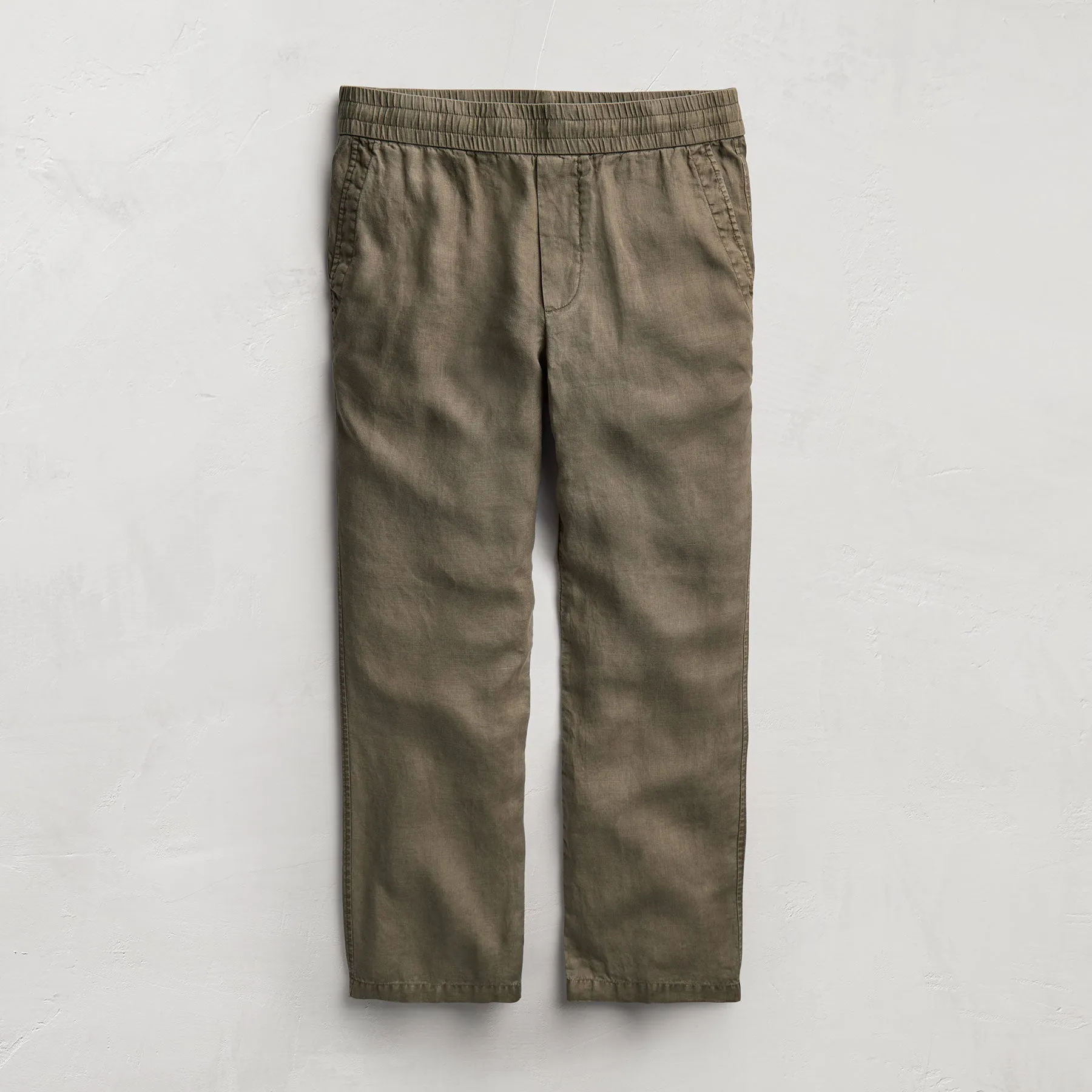 Lightweight Linen Pant - Light Olive Pigment sold by James Perse