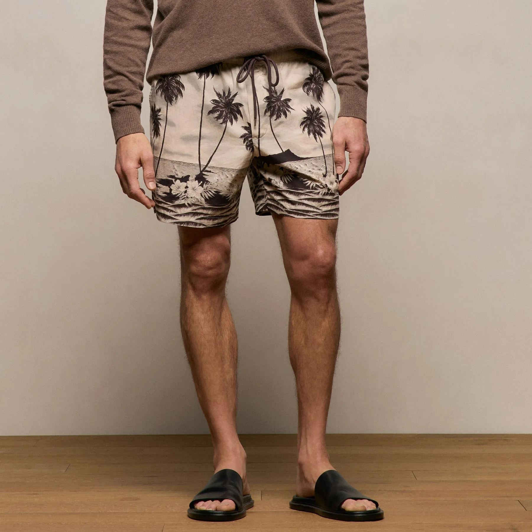 Palm Printed Short - Stone sold by James Perse product image thumbnail 3