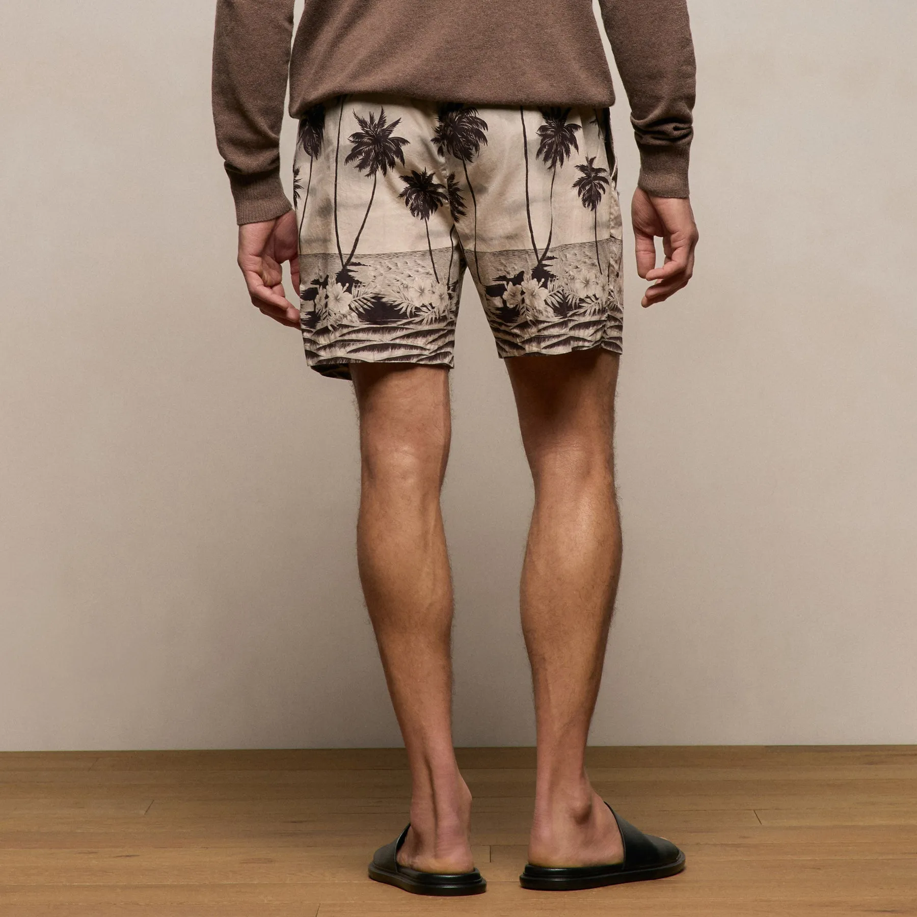 Palm Printed Short - Stone sold by James Perse product image thumbnail 5