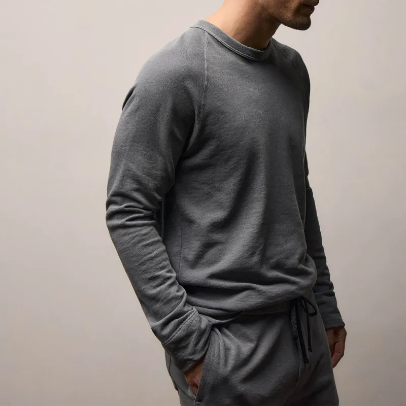 Vintage French Terry Sweatshirt - Cavalry Pigment made by James Perse