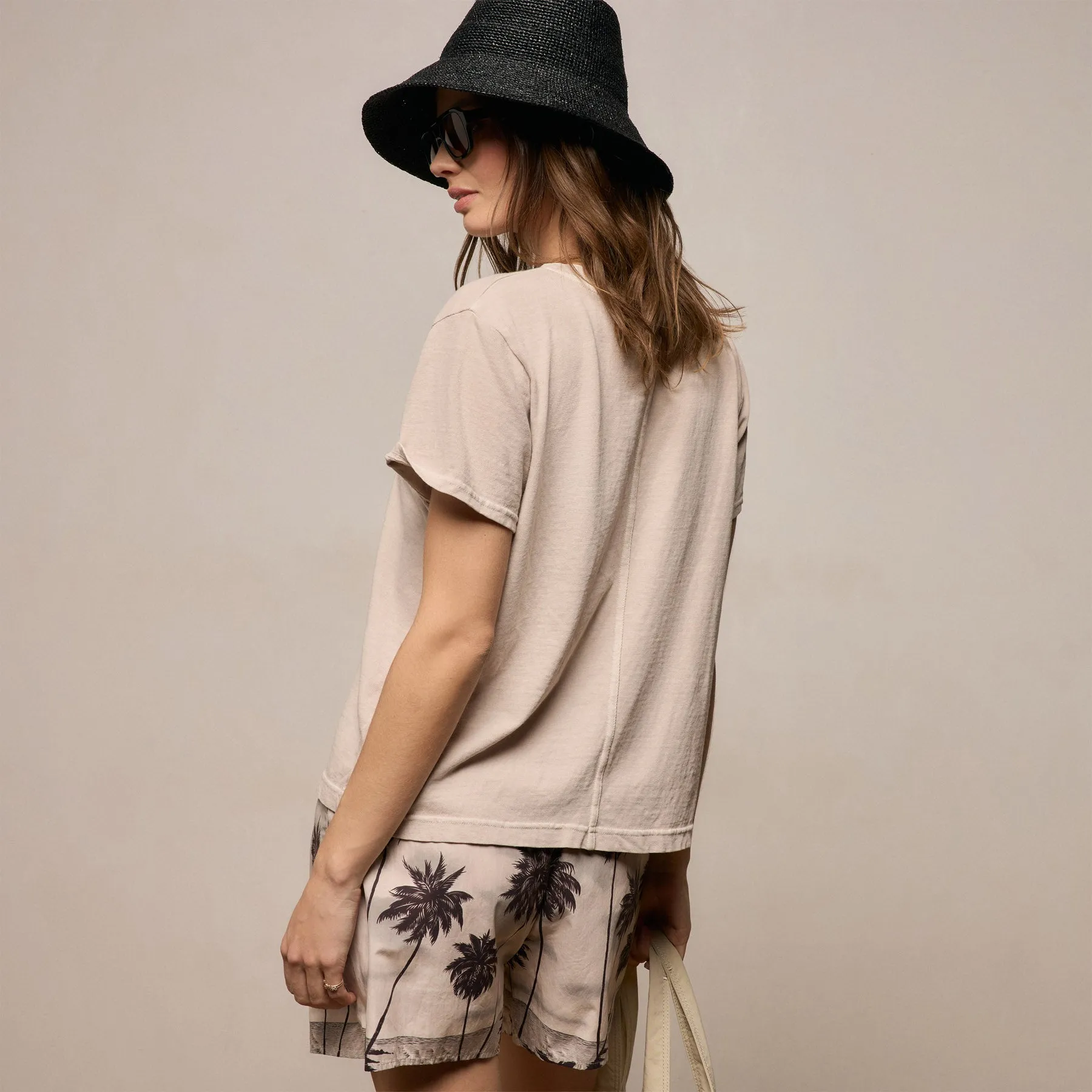 Slub Jersey Classic Tee - Stone Pigment sold by James Perse product image thumbnail 4