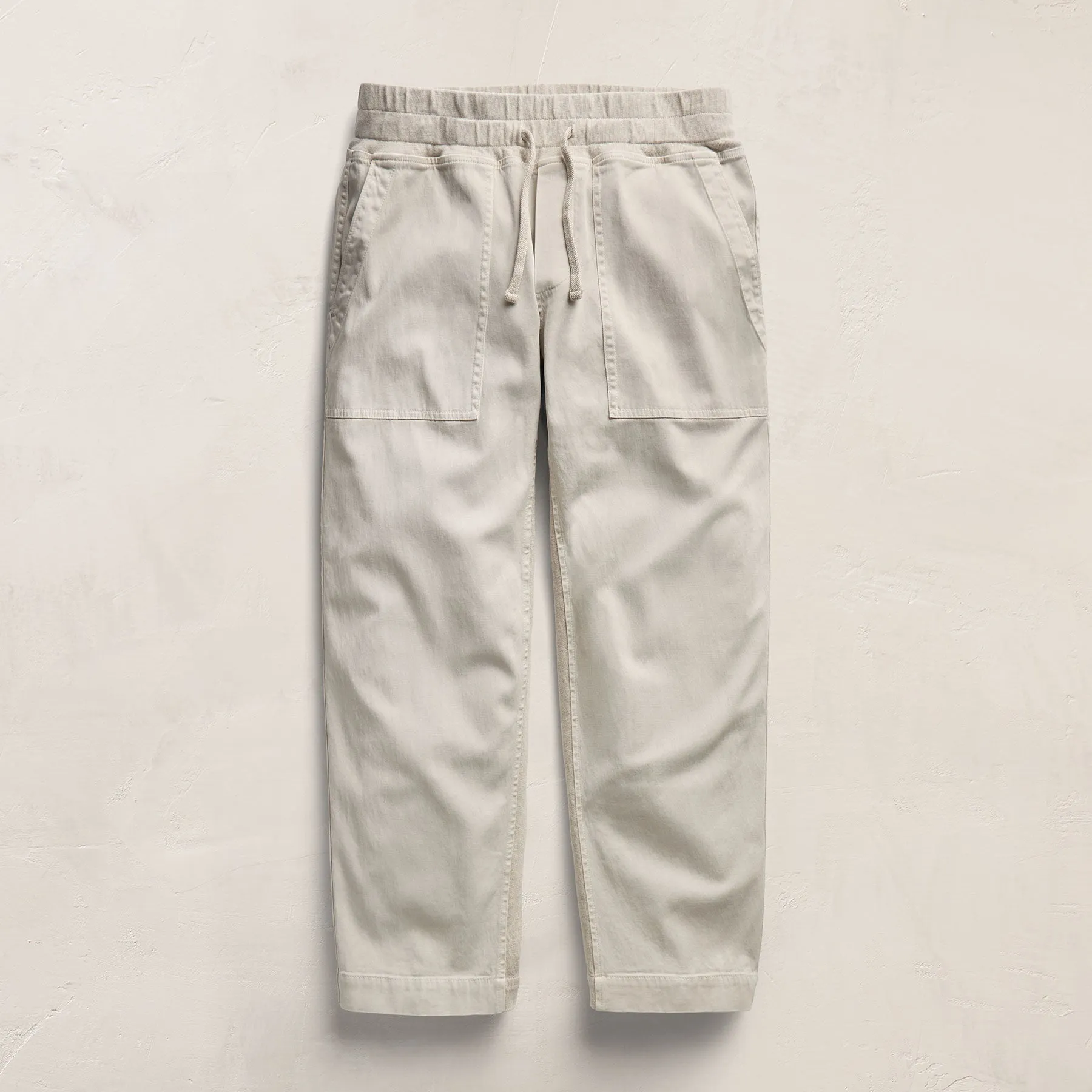 Mixed Media Straight Pant - Talc sold by James Perse product image thumbnail 2