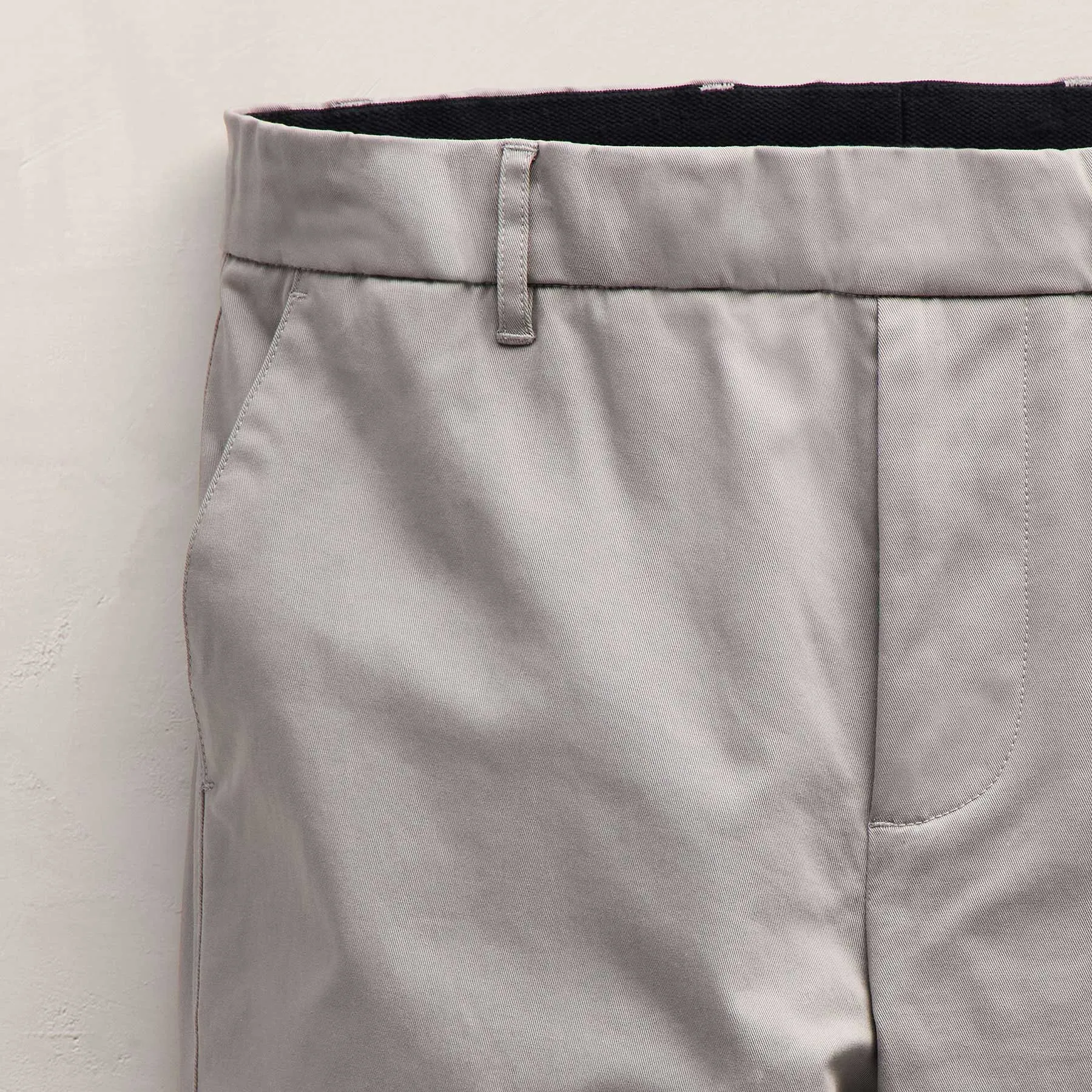 Relaxed Stretch Micro Twill Trouser - Concrete sold by James Perse product image thumbnail 4