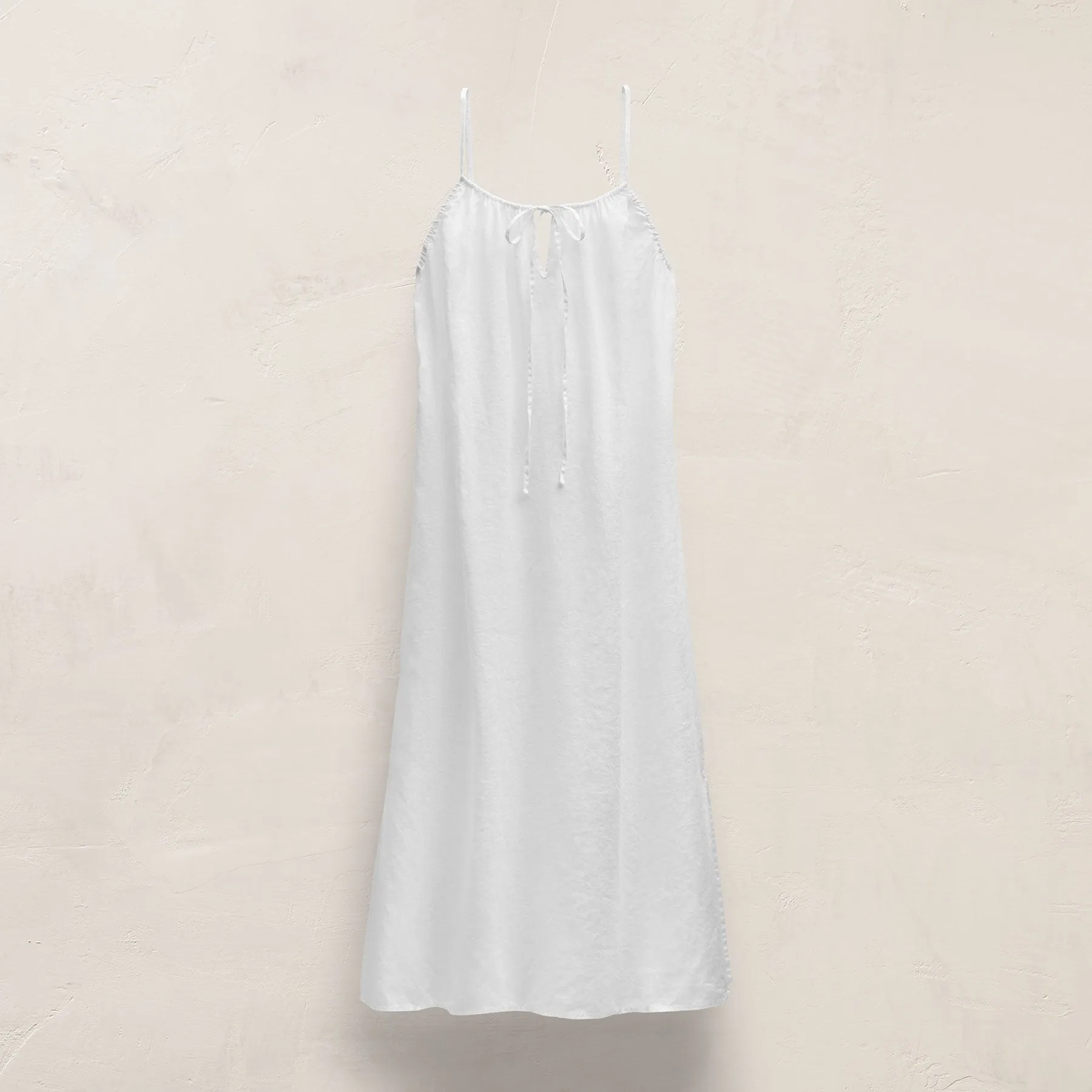 Lightweight Linen Strappy Cami Dress - White sold by James Perse product image thumbnail 2