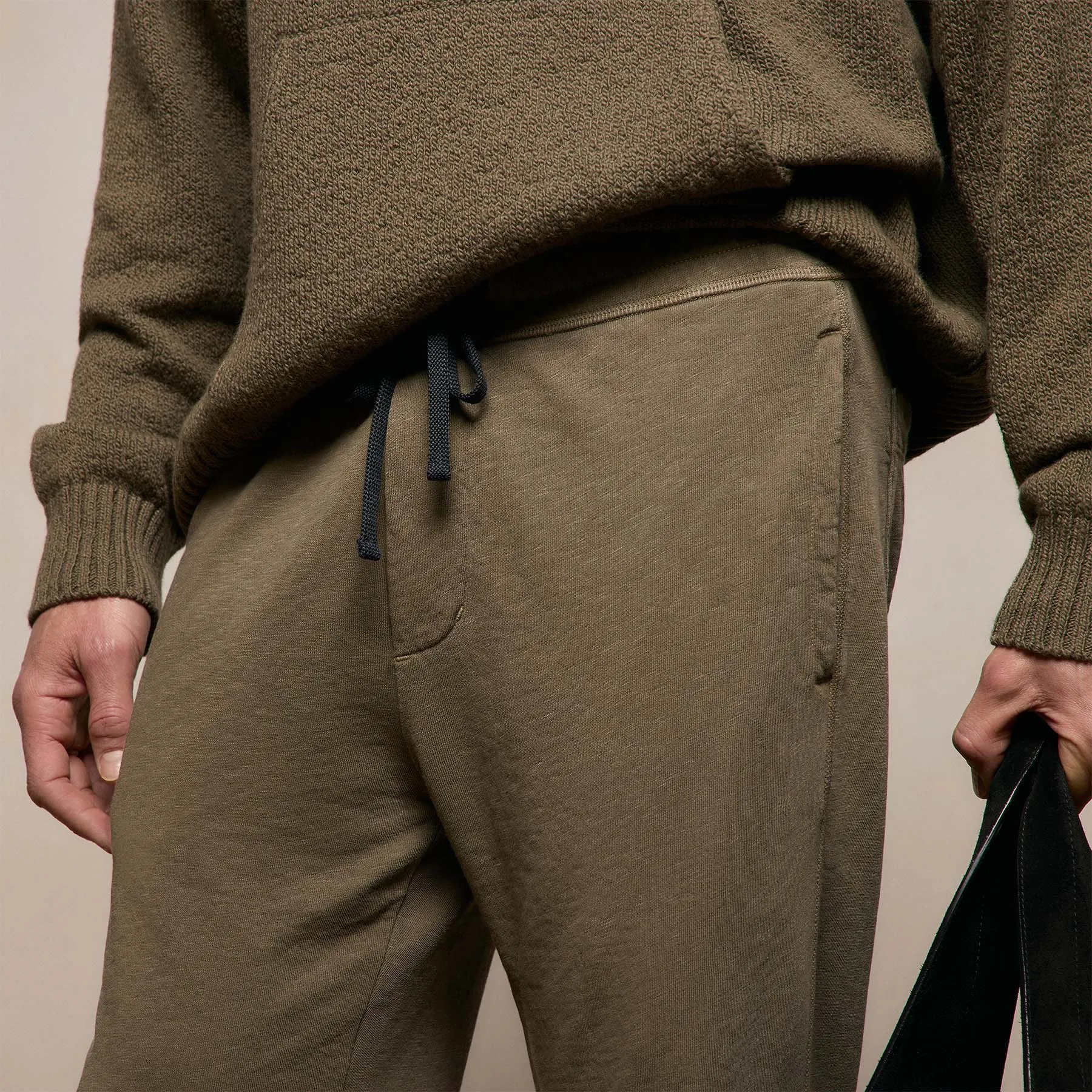 Vintage French Terry Sweatpant - Light Olive Pigment sold by James Perse product image thumbnail 3