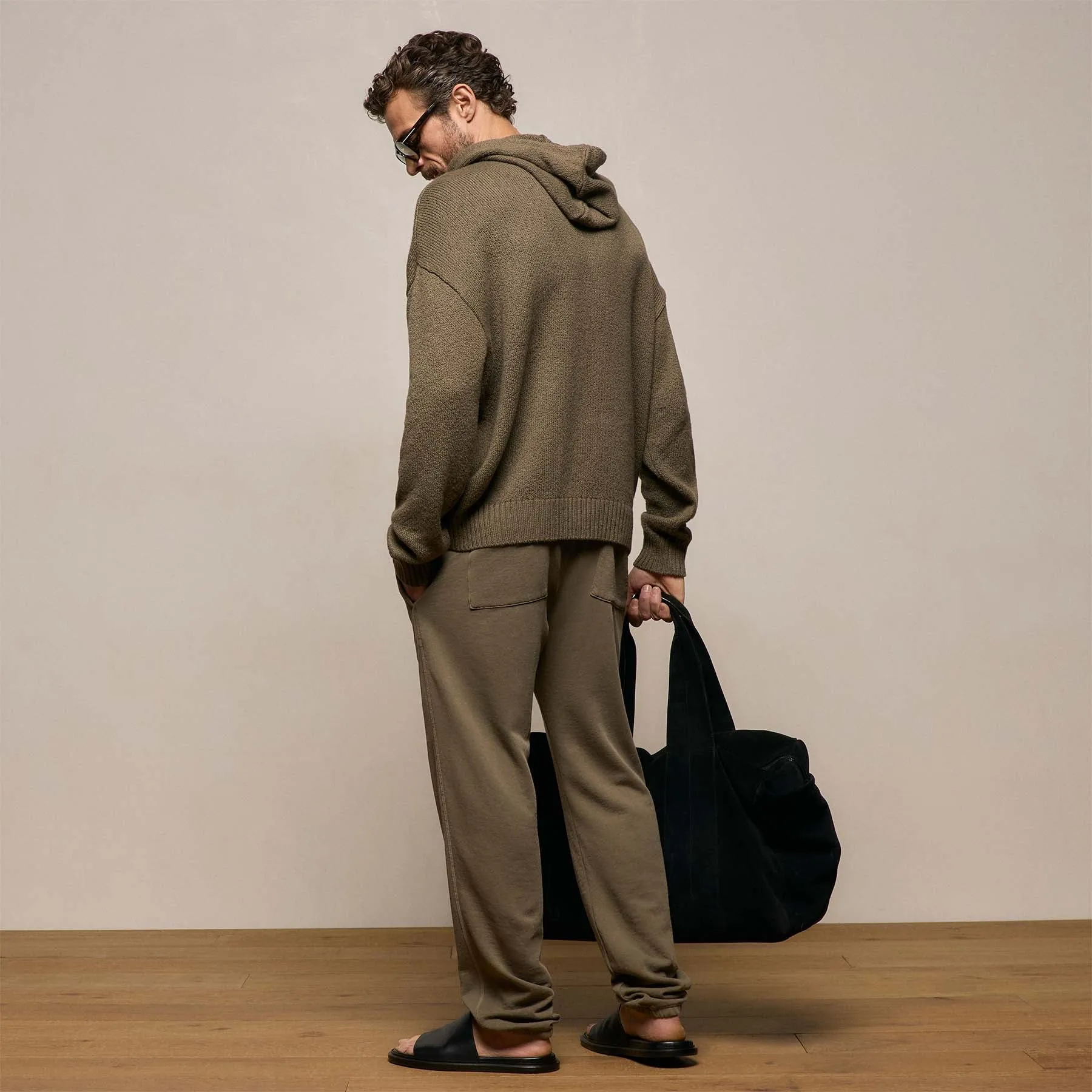 Vintage French Terry Sweatpant - Light Olive Pigment sold by James Perse product image thumbnail 5