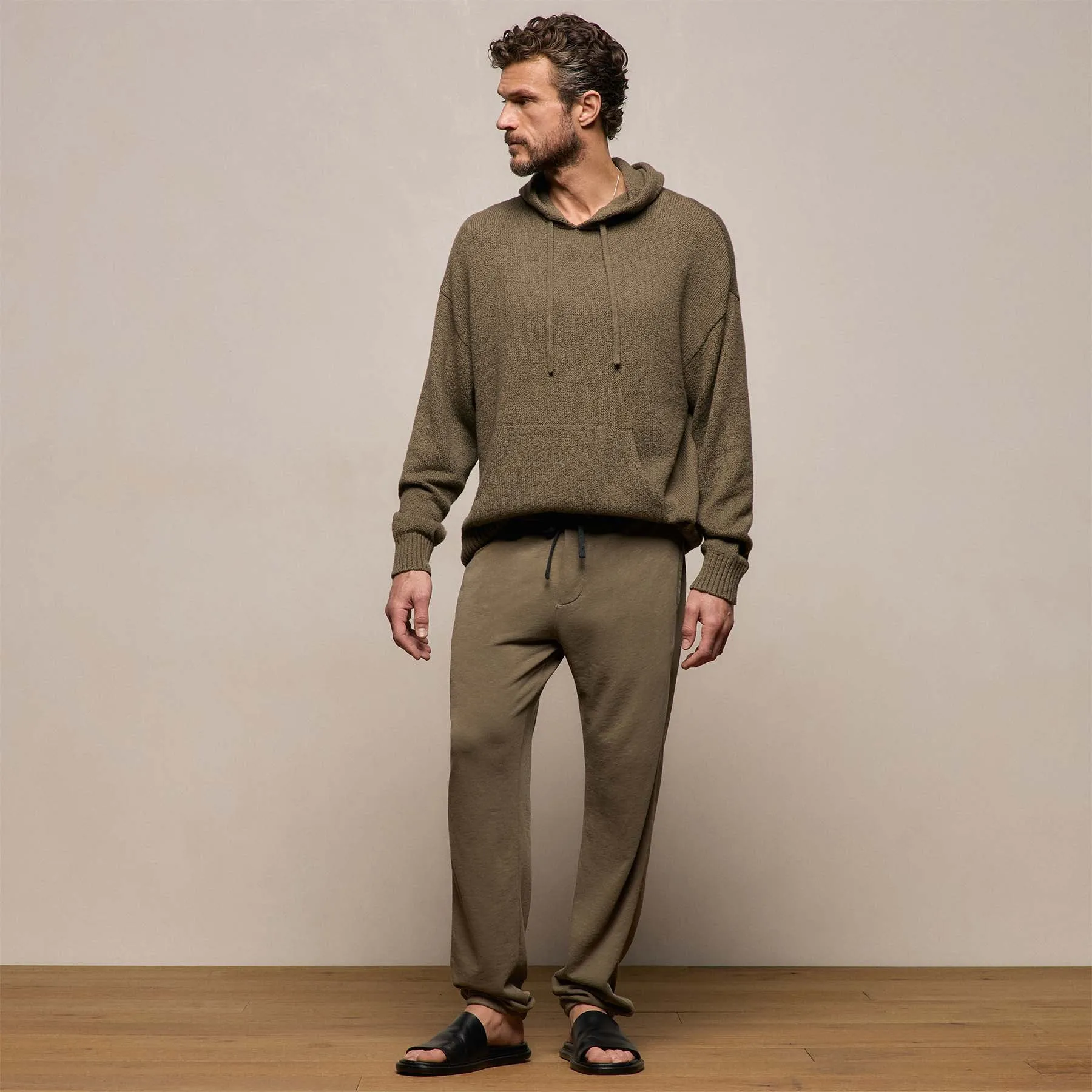 Vintage French Terry Sweatpant - Light Olive Pigment sold by James Perse product image thumbnail 4