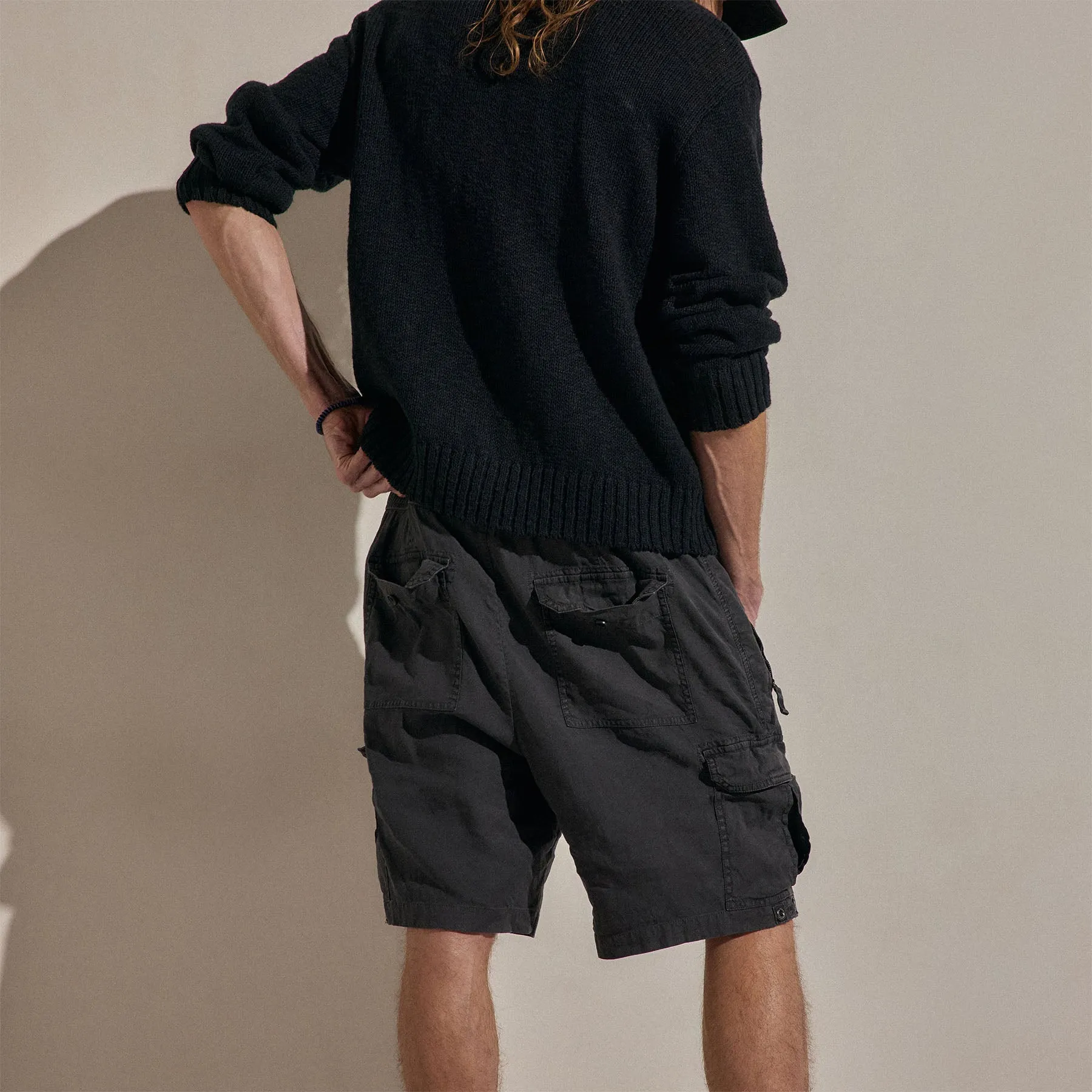 Parachute Linen Cotton Cargo Short - Magma Pigment sold by James Perse product image thumbnail 4