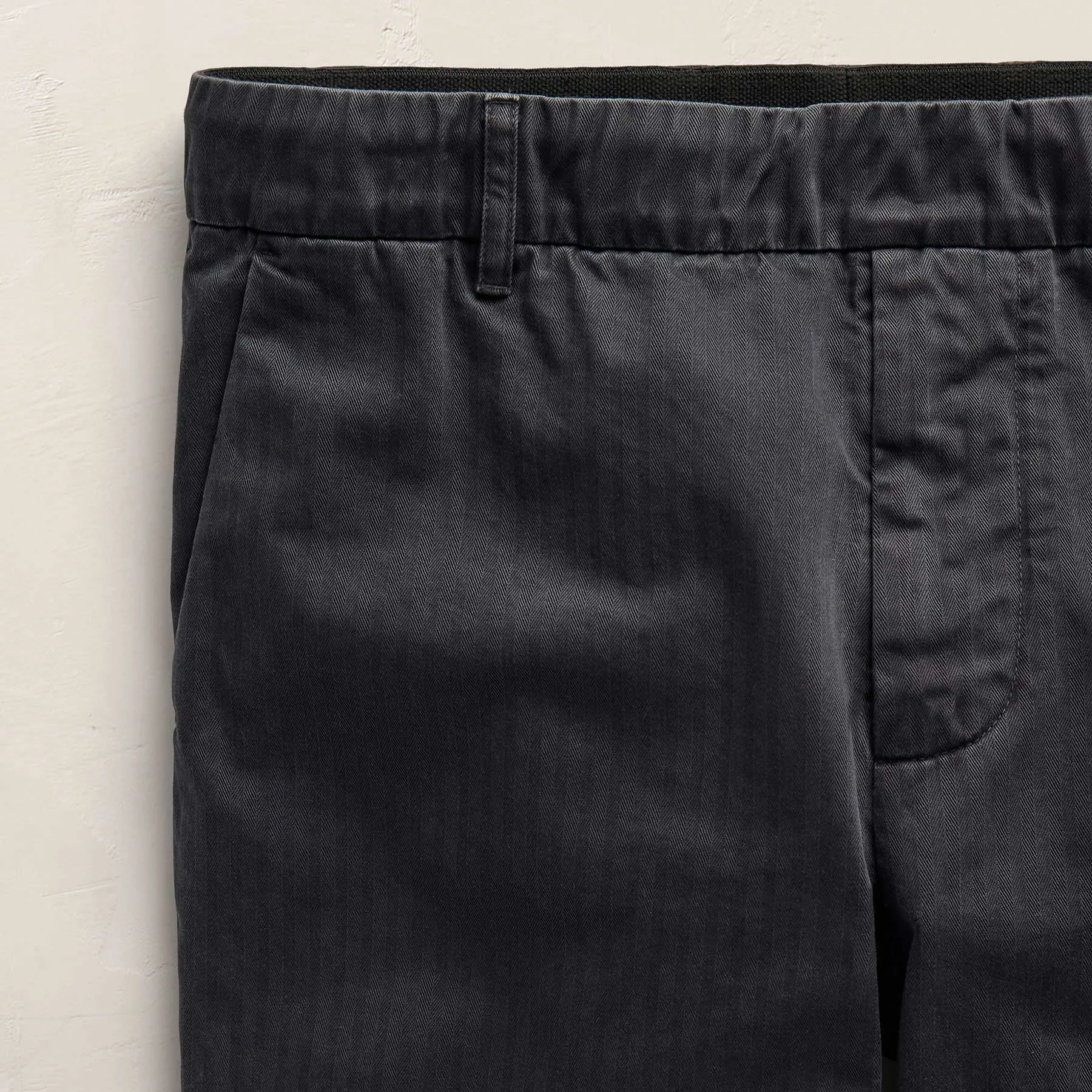 Herringbone Twill Trouser - Blue Noir Pigment sold by James Perse product image thumbnail 2