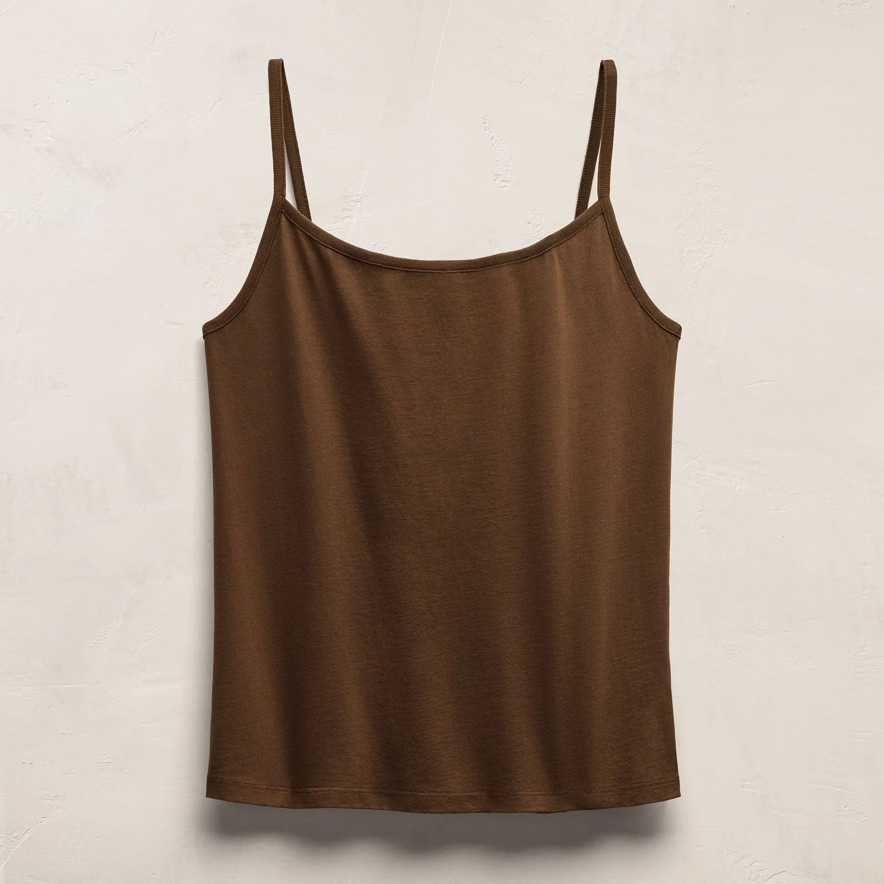 Wide Neck Tank Top - Cocoa sold by James Perse