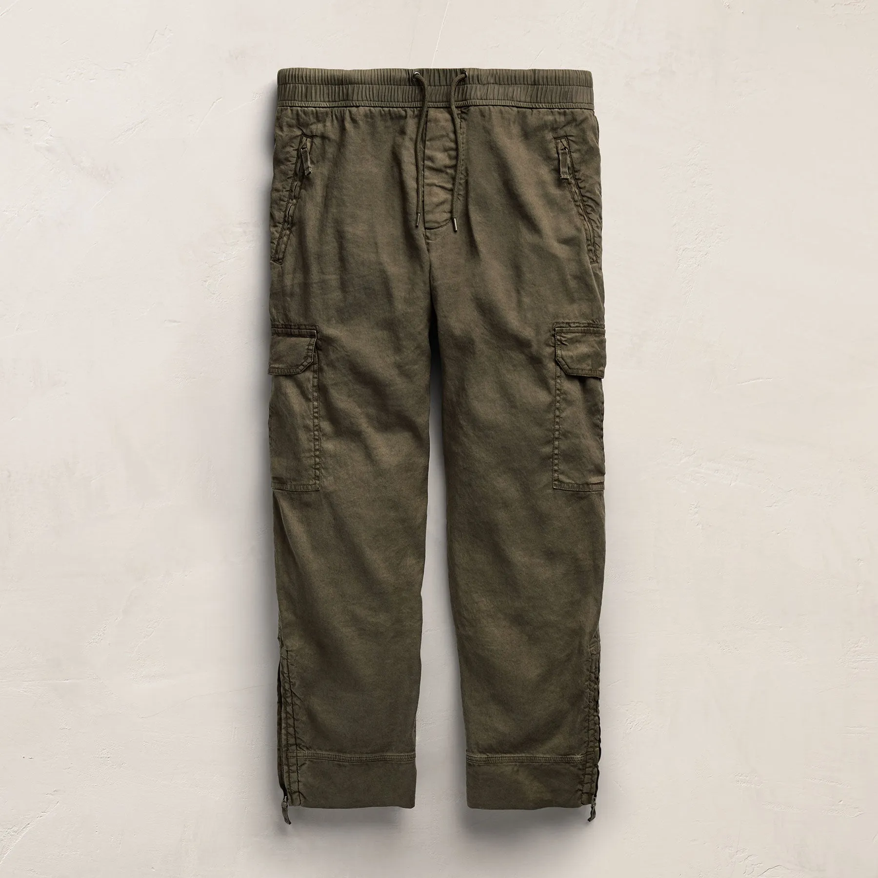 Parachute Linen Cotton Cargo - Army Green Pigment sold by James Perse product image thumbnail 2