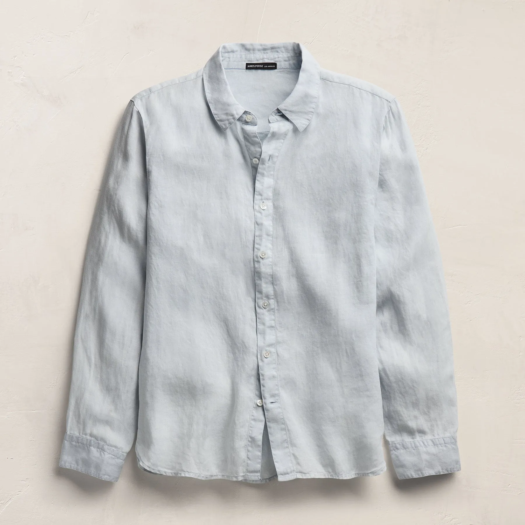 Lightweight Linen Shirt - Memory Pigment sold by James Perse product image thumbnail 2