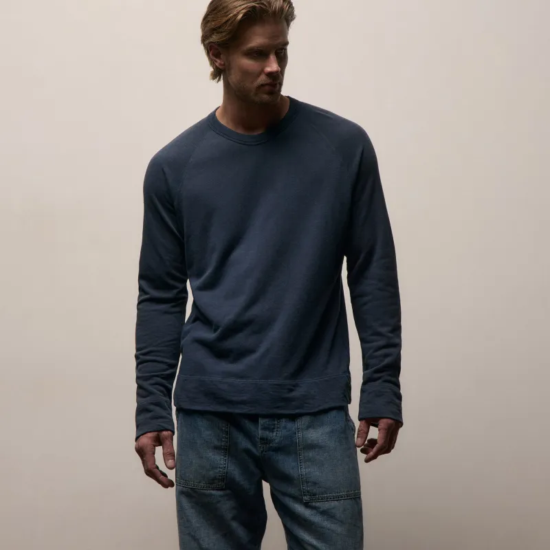 Vintage French Terry Sweatshirt - Deep Pigment made by James Perse