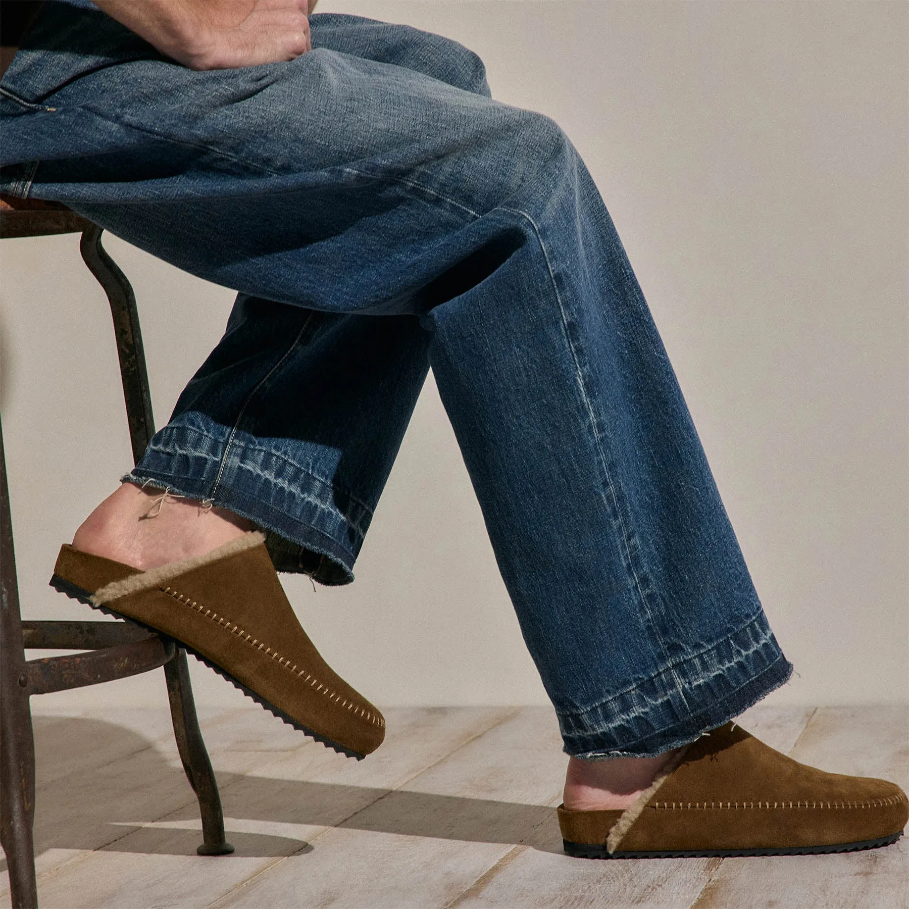 Men's Suede Clog - Tabacco sold by James Perse product image thumbnail 3