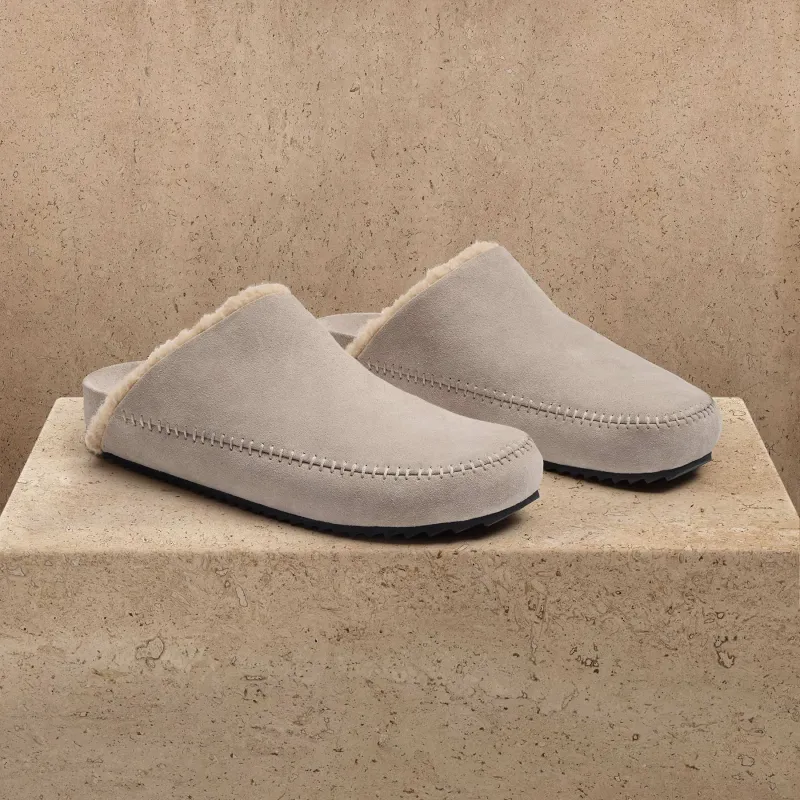 Men's Suede Clog - Earth made by James Perse