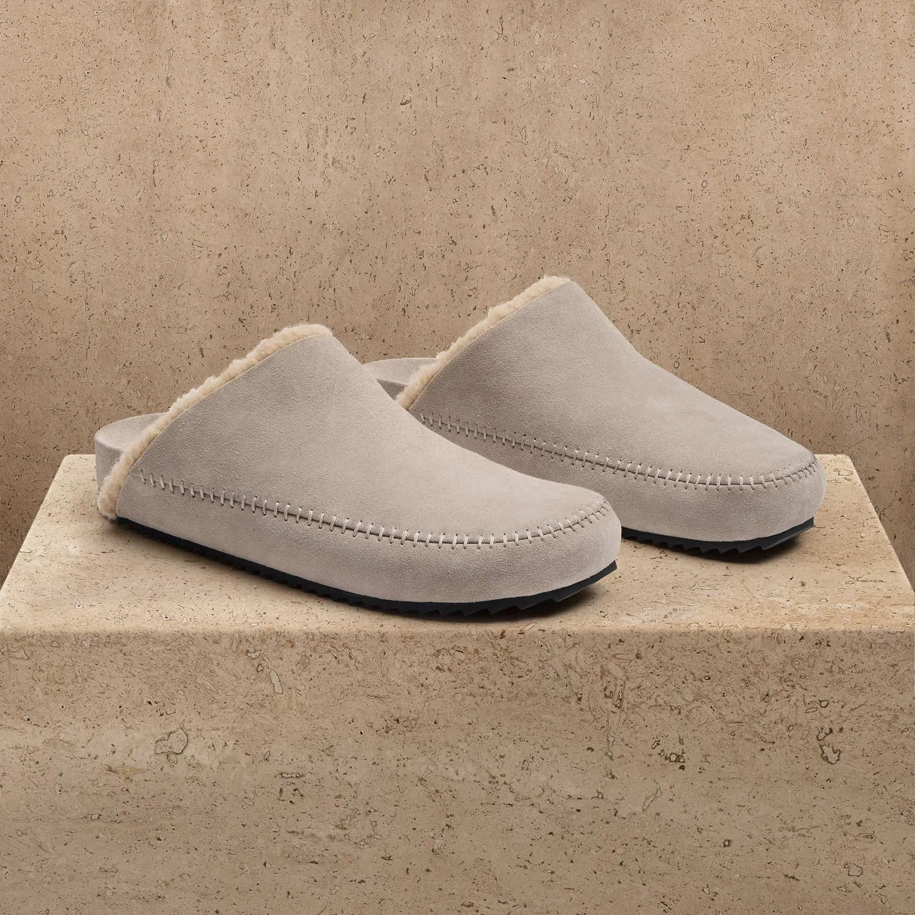 Men's Suede Clog - Earth sold by James Perse