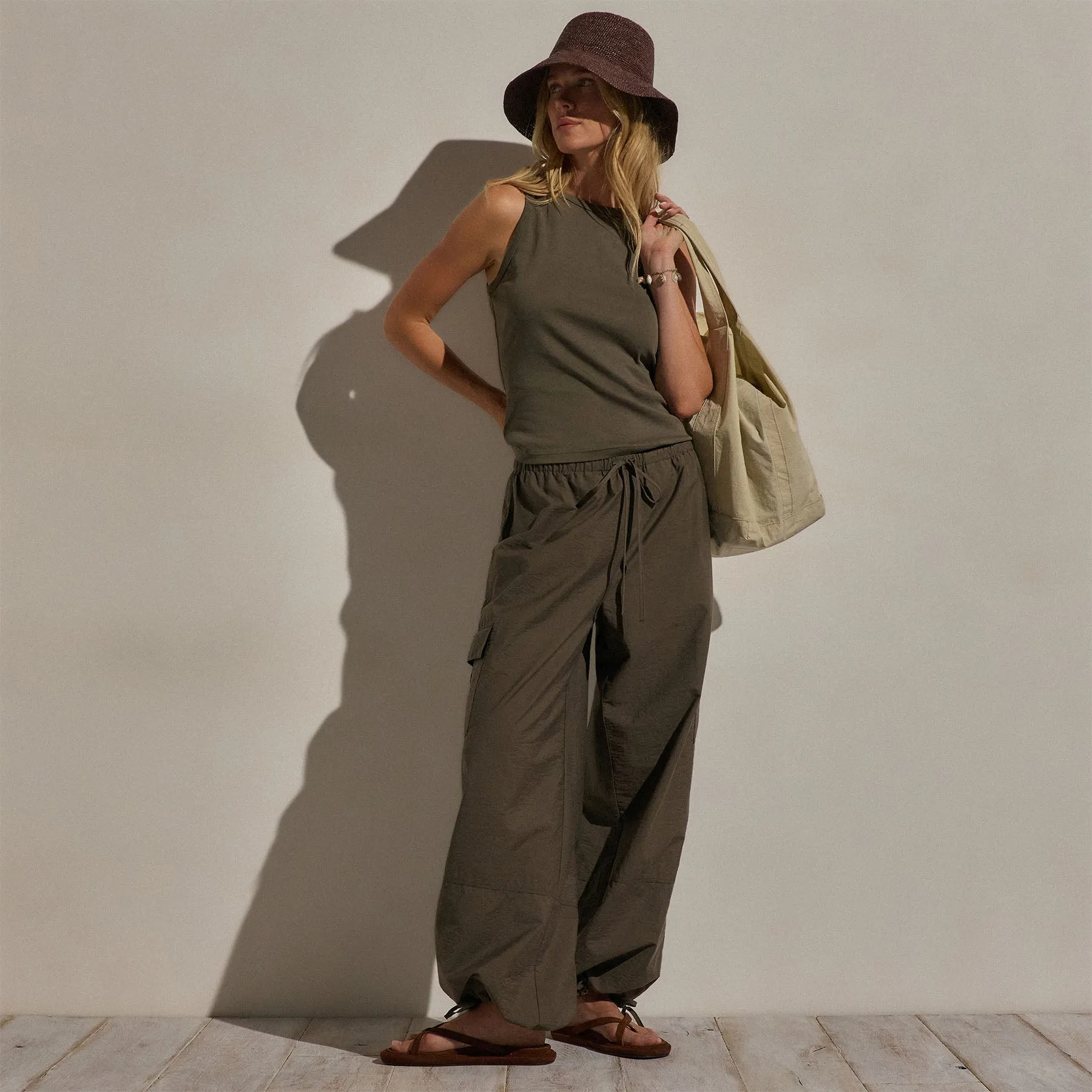 Parachute Cargo Pants - Army Green sold by James Perse product image thumbnail 3