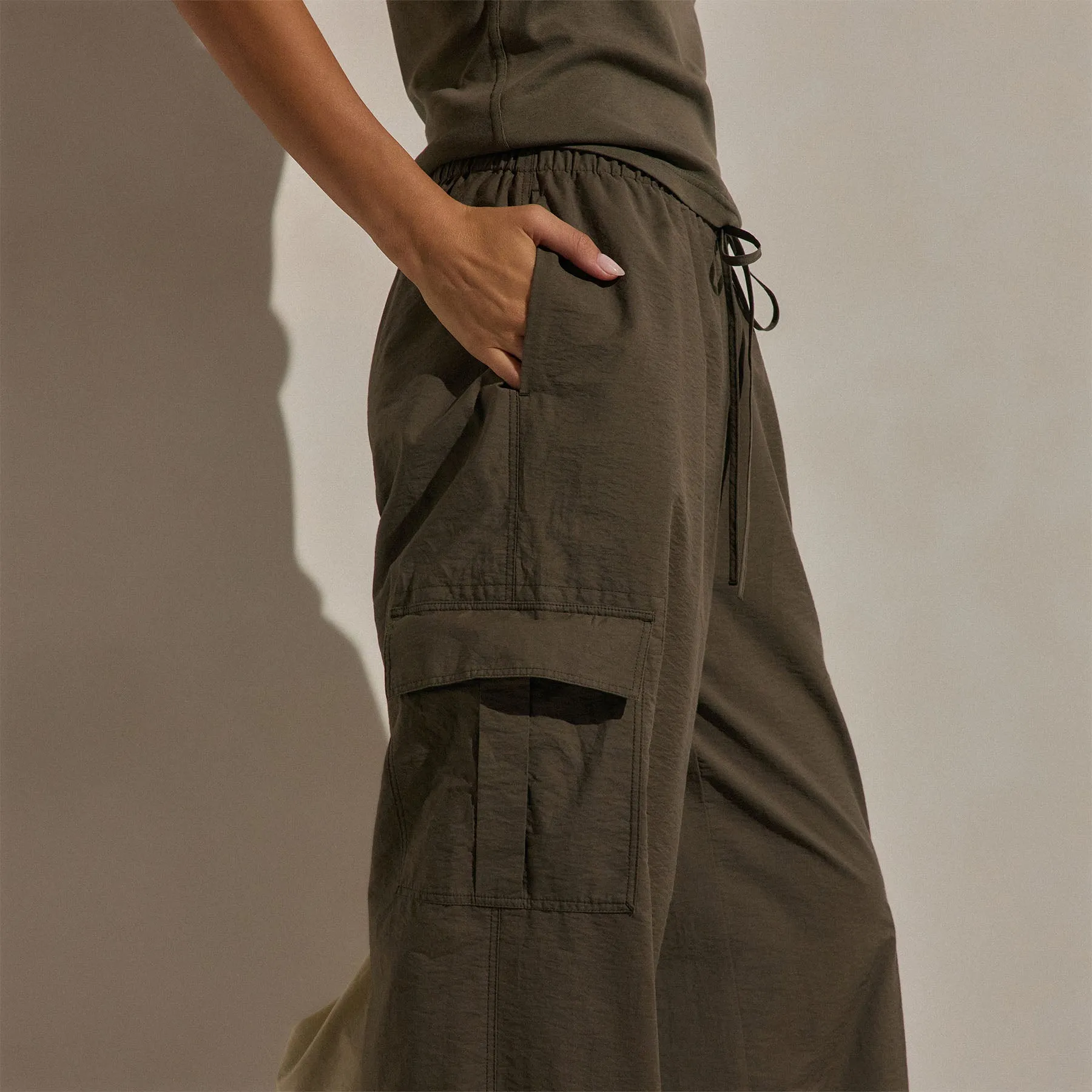 Parachute Cargo Pants - Army Green sold by James Perse product image thumbnail 4