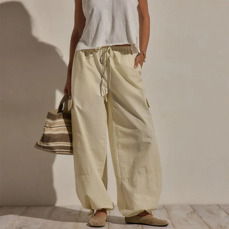 Parachute Cargo Pants - Ecru made by James Perse
