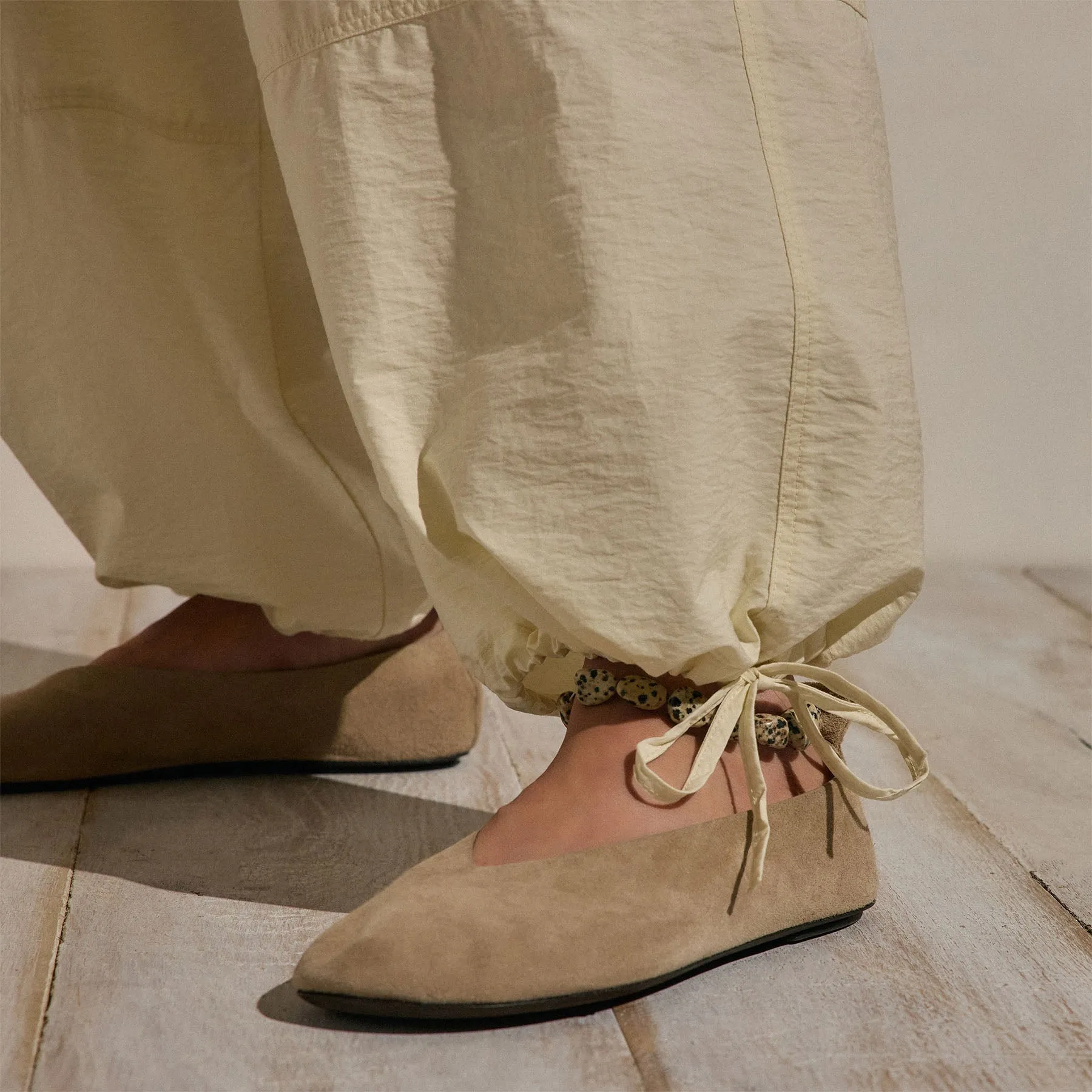 Parachute Cargo Pants - Ecru sold by James Perse product image thumbnail 4