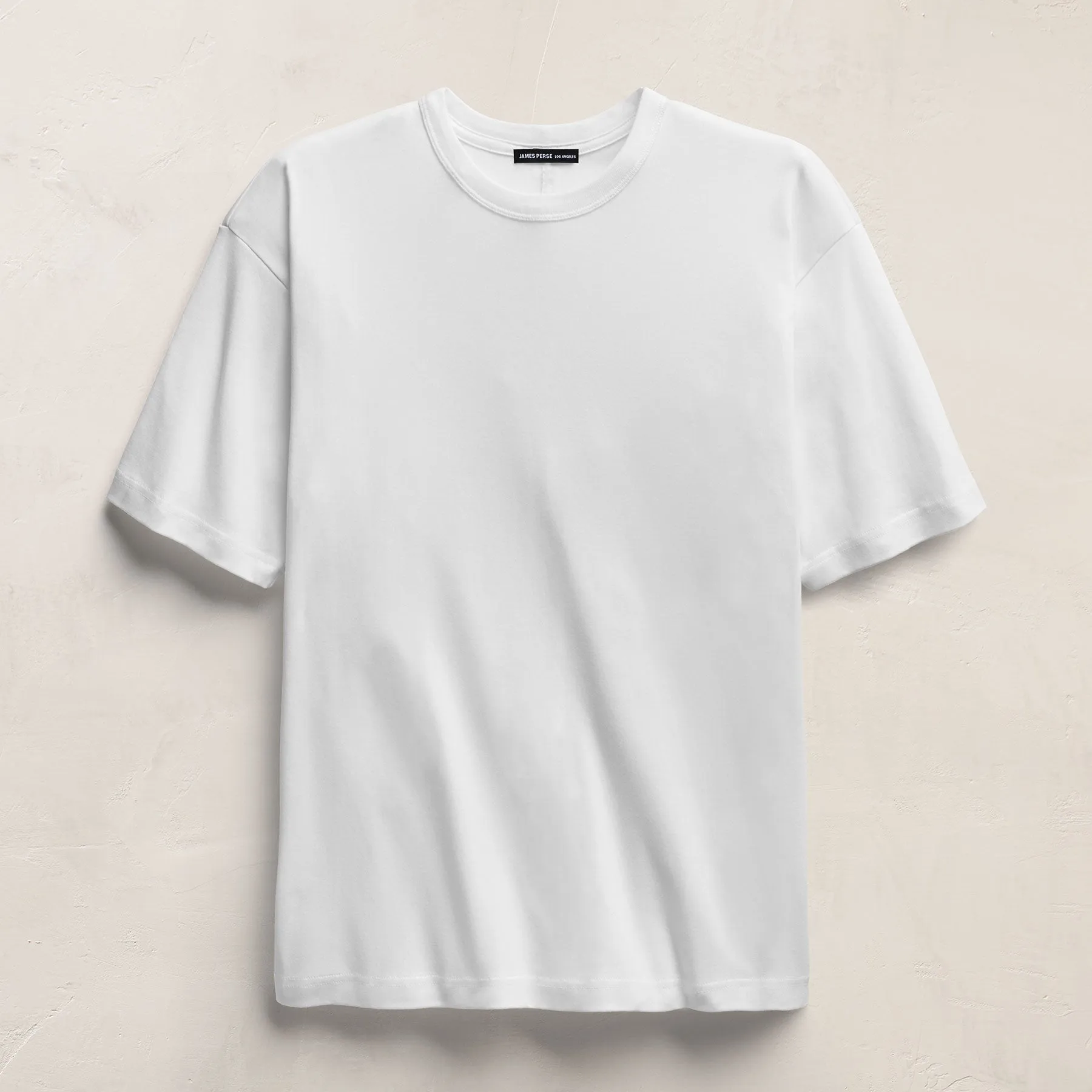 Cotton Jersey Oversized Tee - White sold by James Perse product image thumbnail 2