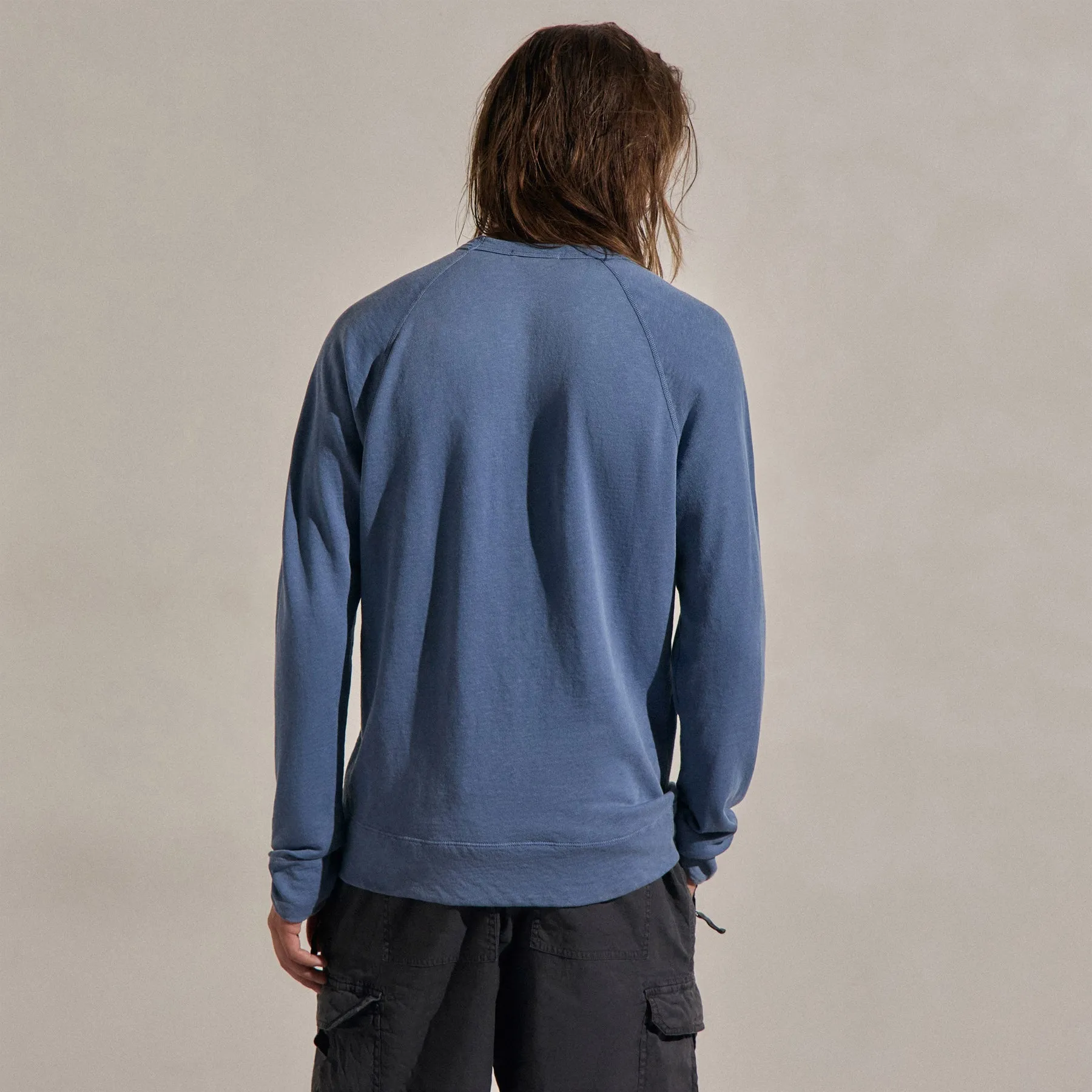 Vintage French Terry Sweatshirt - Danube Pigment sold by James Perse product image thumbnail 5