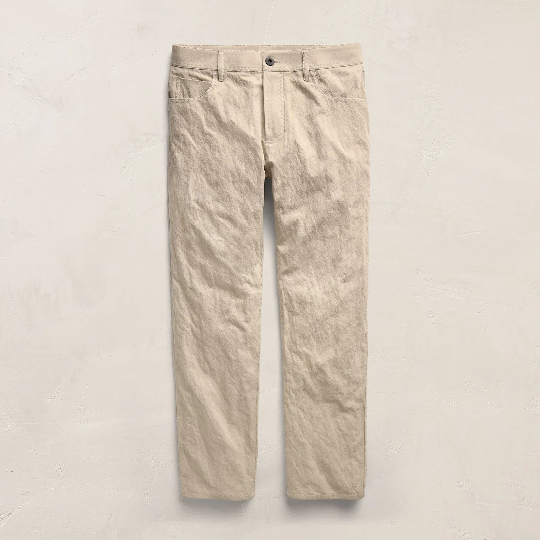 Cotton Metal Twill Pant - Flax sold by James Perse product image thumbnail 2