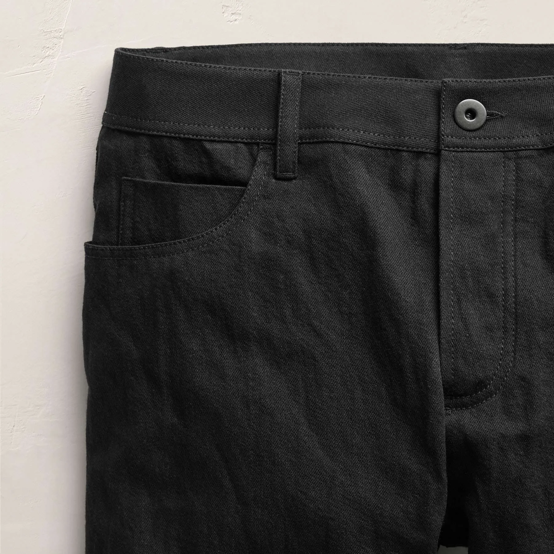Cotton Metal Twill Pant - Black sold by James Perse product image thumbnail 5